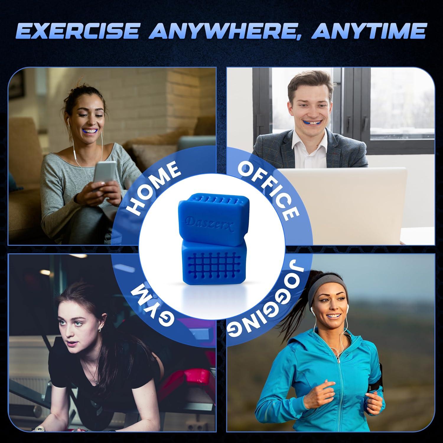 Ejercitador de Mandíbula DASZERX Jaw-EX de Silicona 3 Niveles