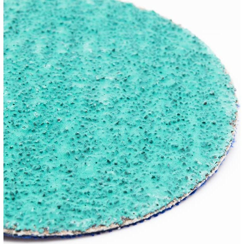 Discos de Lijado 2" Zirconia Verde Benchmark Abrasives - 24 Grano