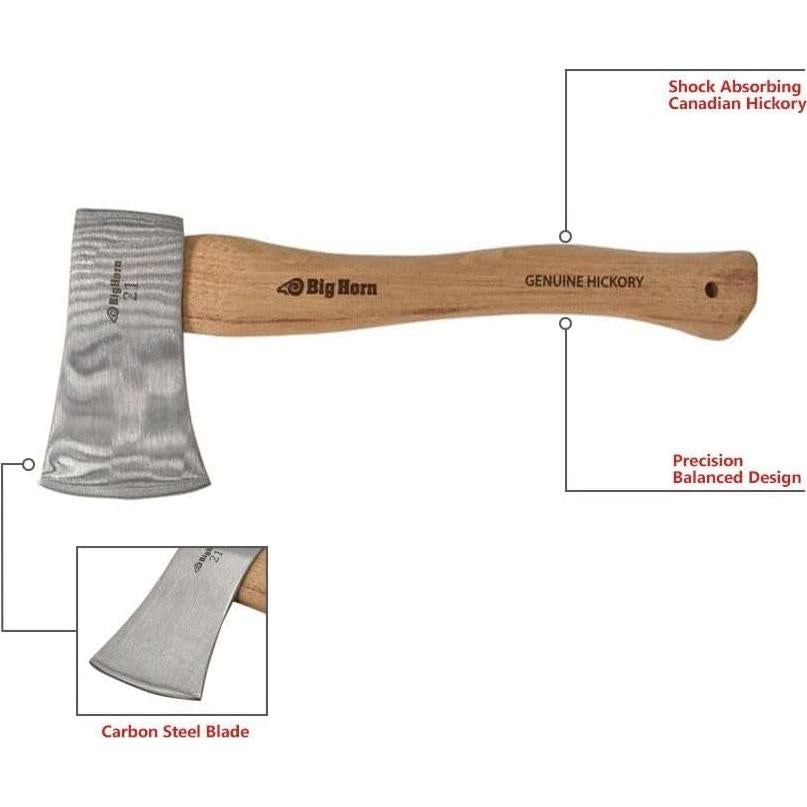 Hacha Big Horn 15142 595g con Mango de Nogal 30.48cm