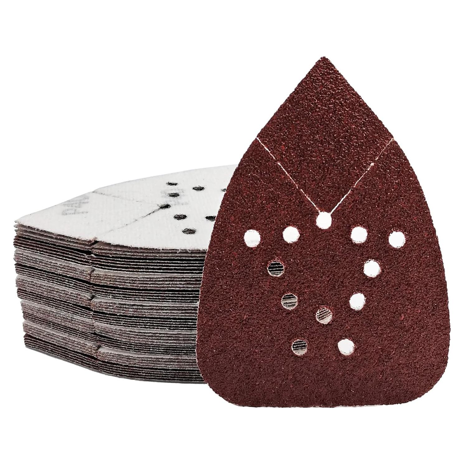 Papel de Lija 40 Grits Ismosm para Lijadora de Ratón 50PCS
