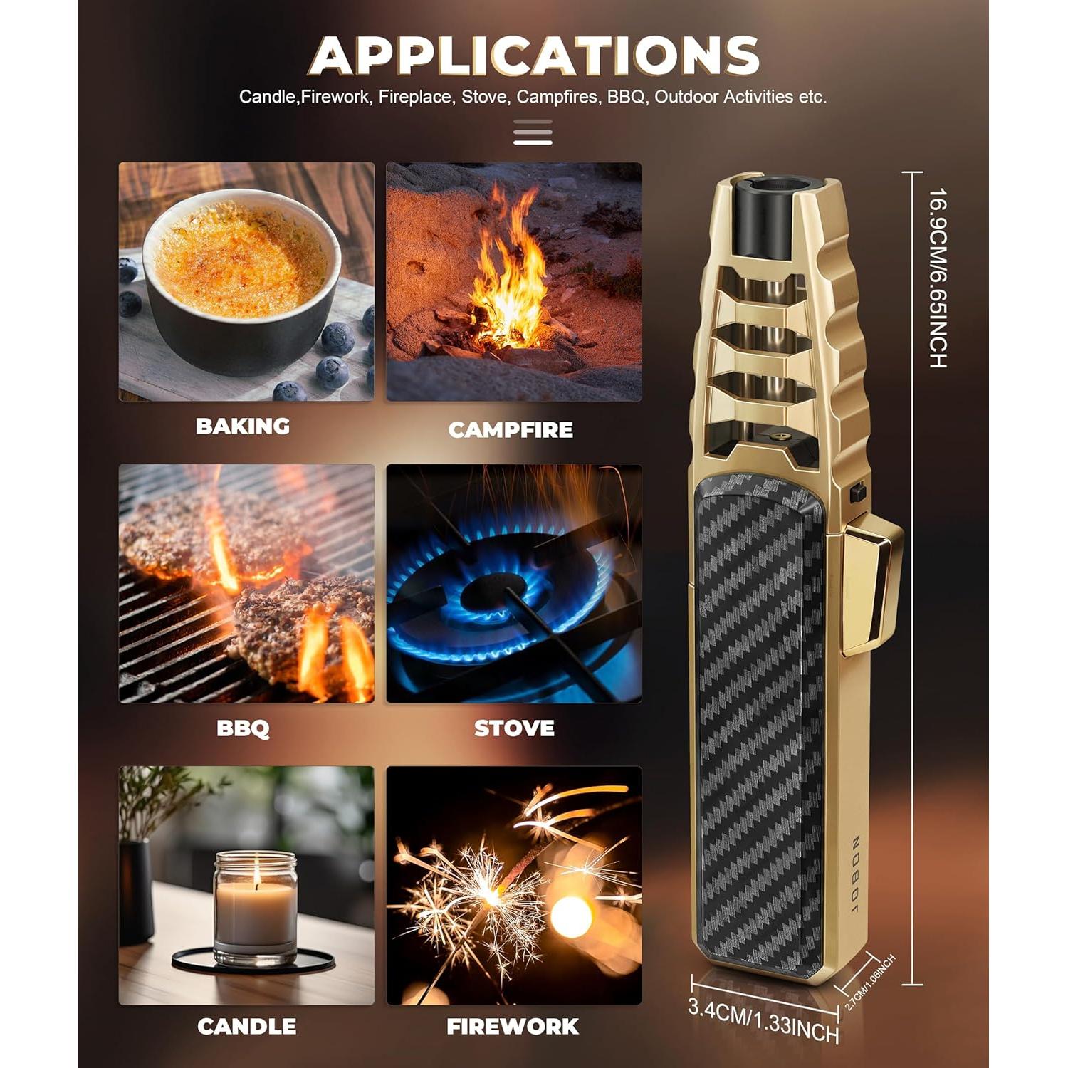 Antorcha de Cocina Samniu FireSaber Butano 300g Ajustable