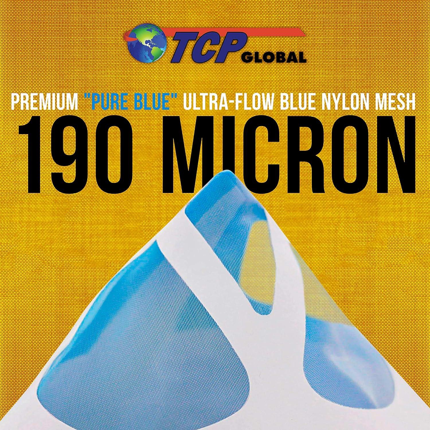 Filtros de Pintura TCP Global 50 Piezas 190 Micrones