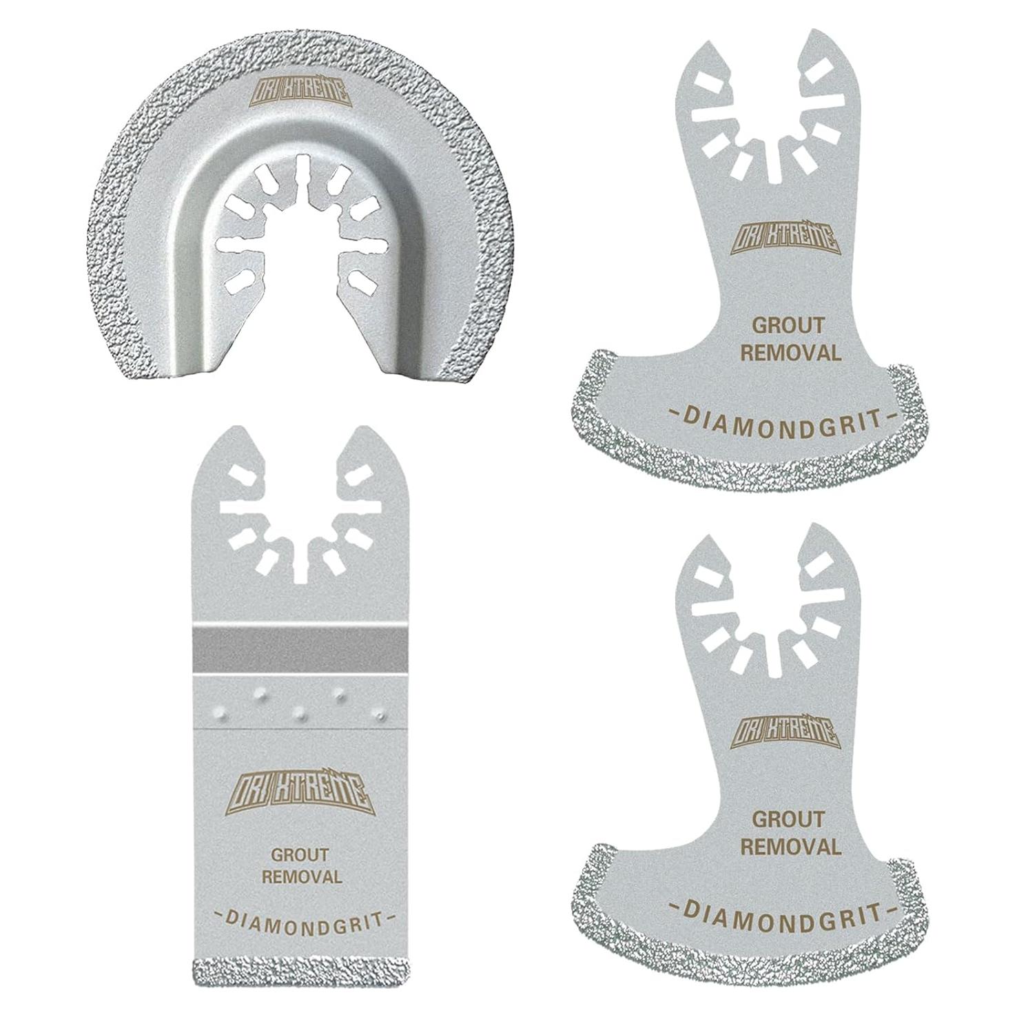 Juego de Cuchillas Oscilantes de Diamante ORIXTREME 4PCS