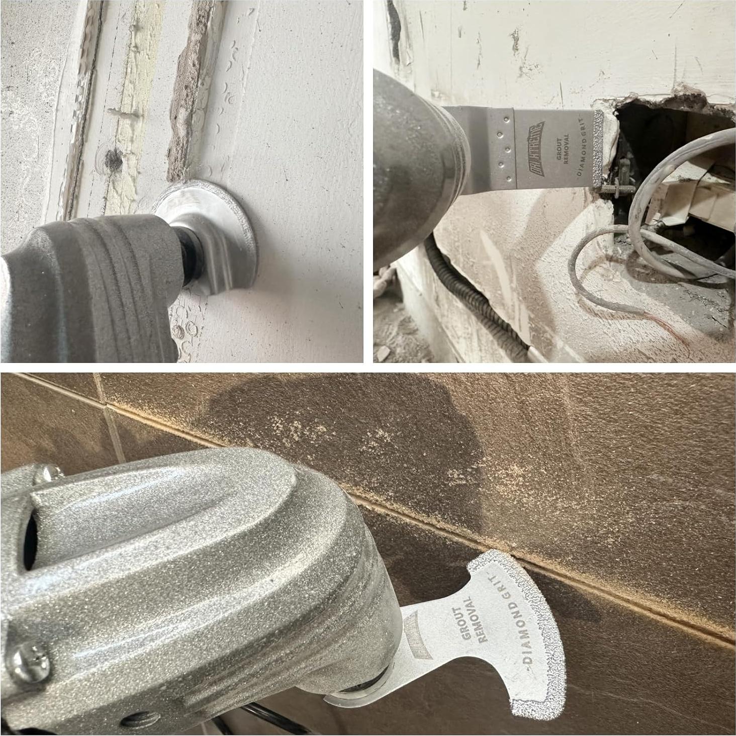 Juego de Cuchillas Oscilantes de Diamante ORIXTREME 4PCS