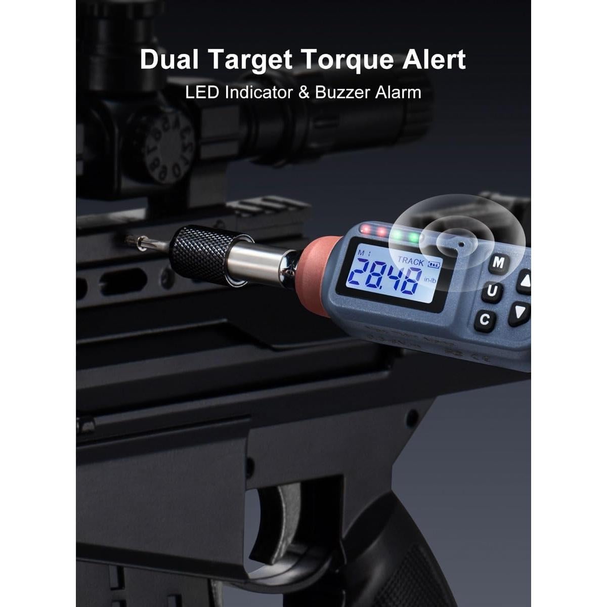 Destornillador de Par Digital GROWNEER 0.3-6 Nm 27 en 1
