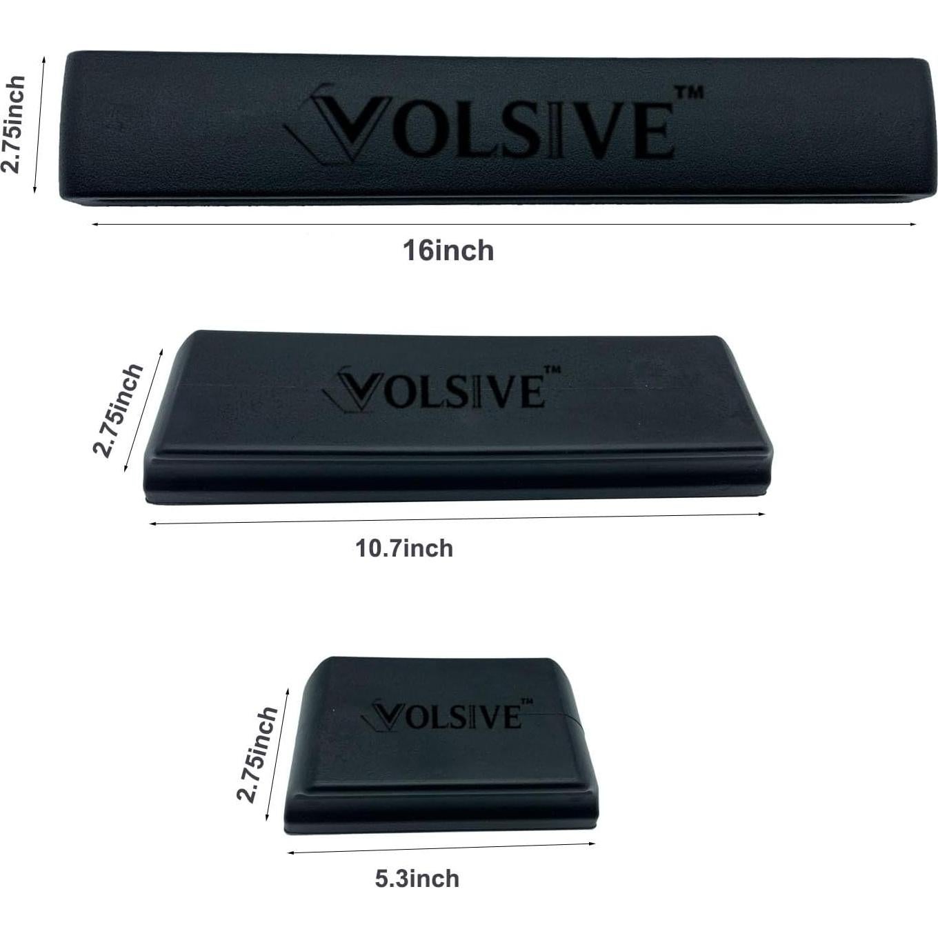 Juego de Bloques de Lijado PSA VOLSIVE 3Pcs para Madera y Carrocería