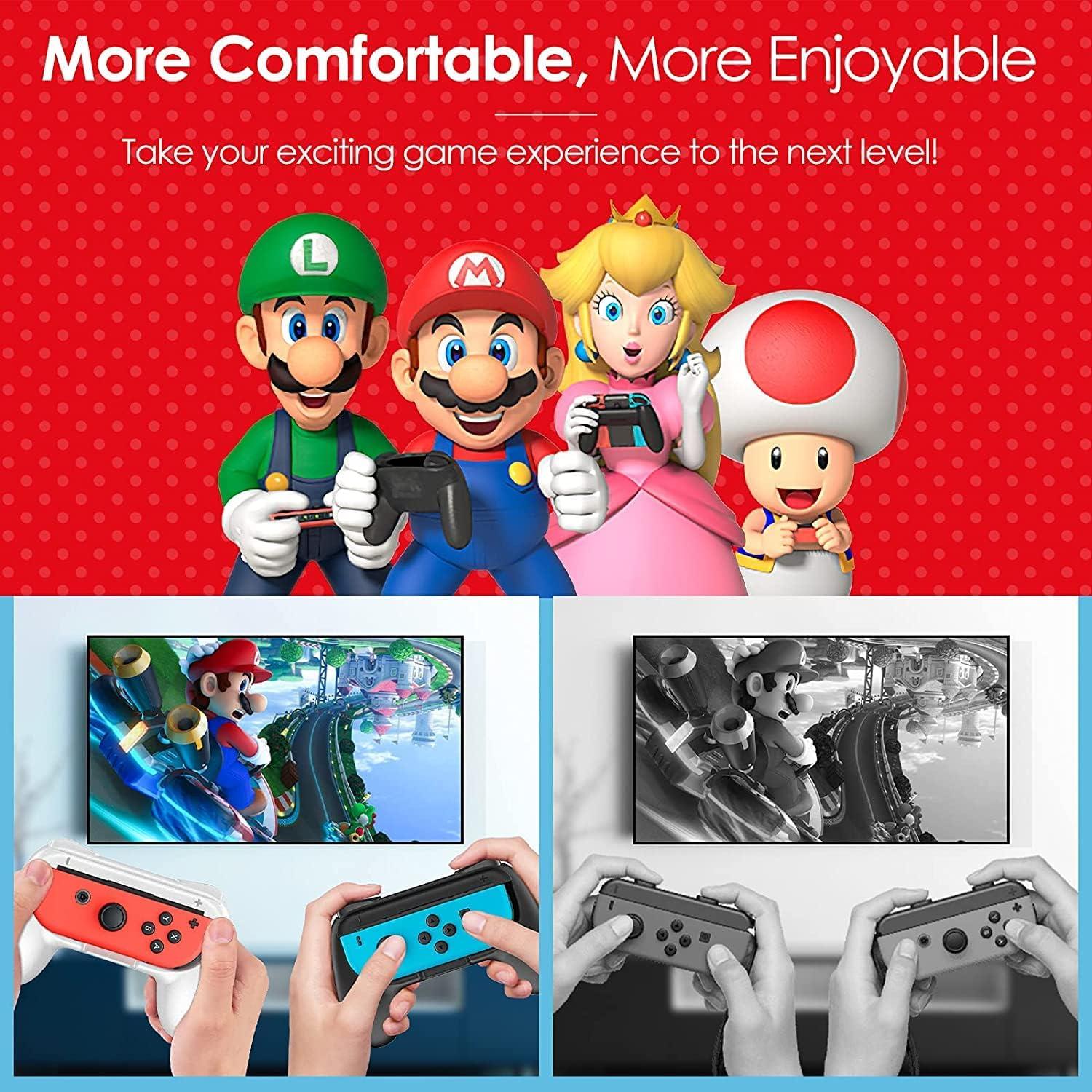 Agarre Controlador Joy-Con EIMGO para Nintendo Switch - 4 Piezas