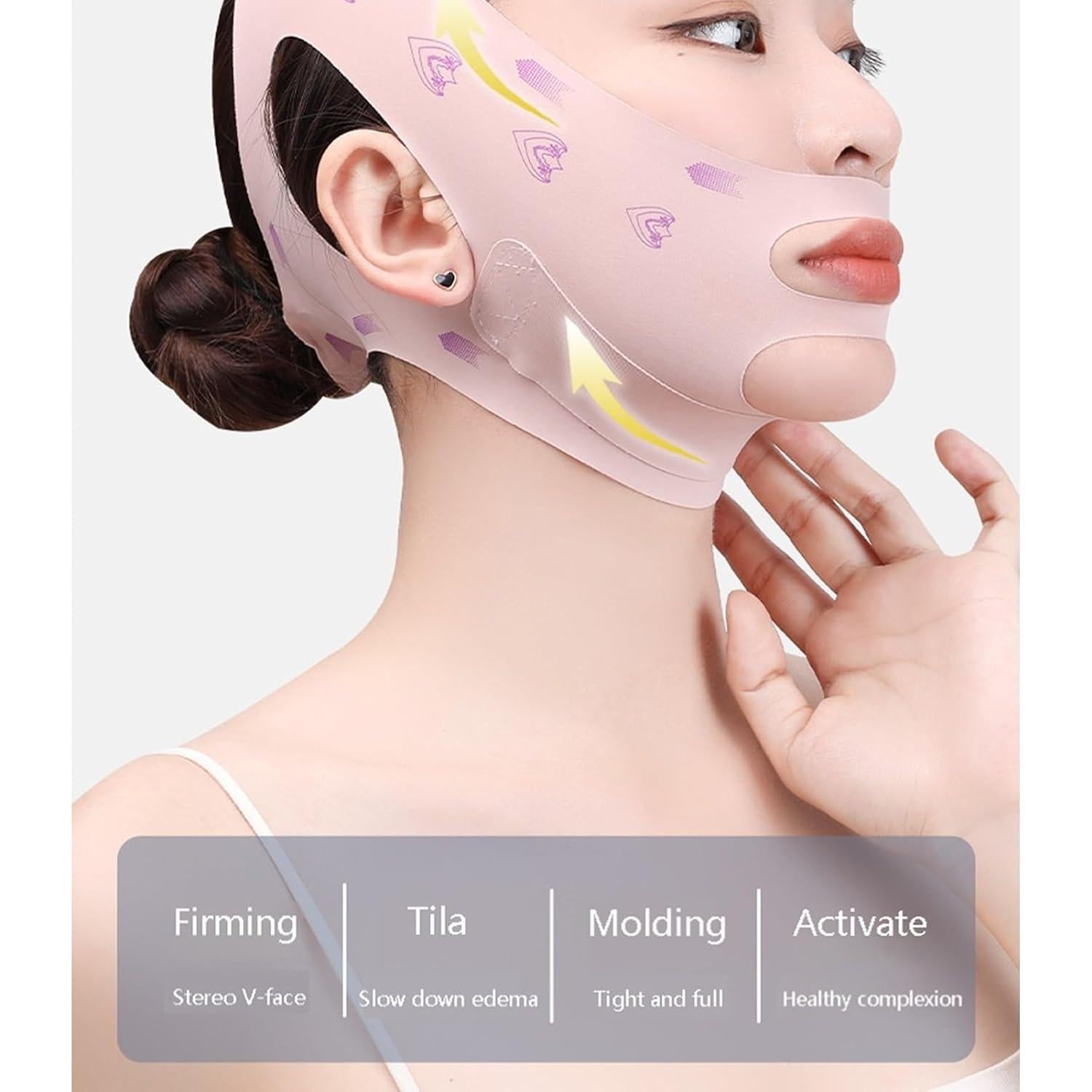 Correa de levantamiento facial TTLECOK para papada y mandíbula