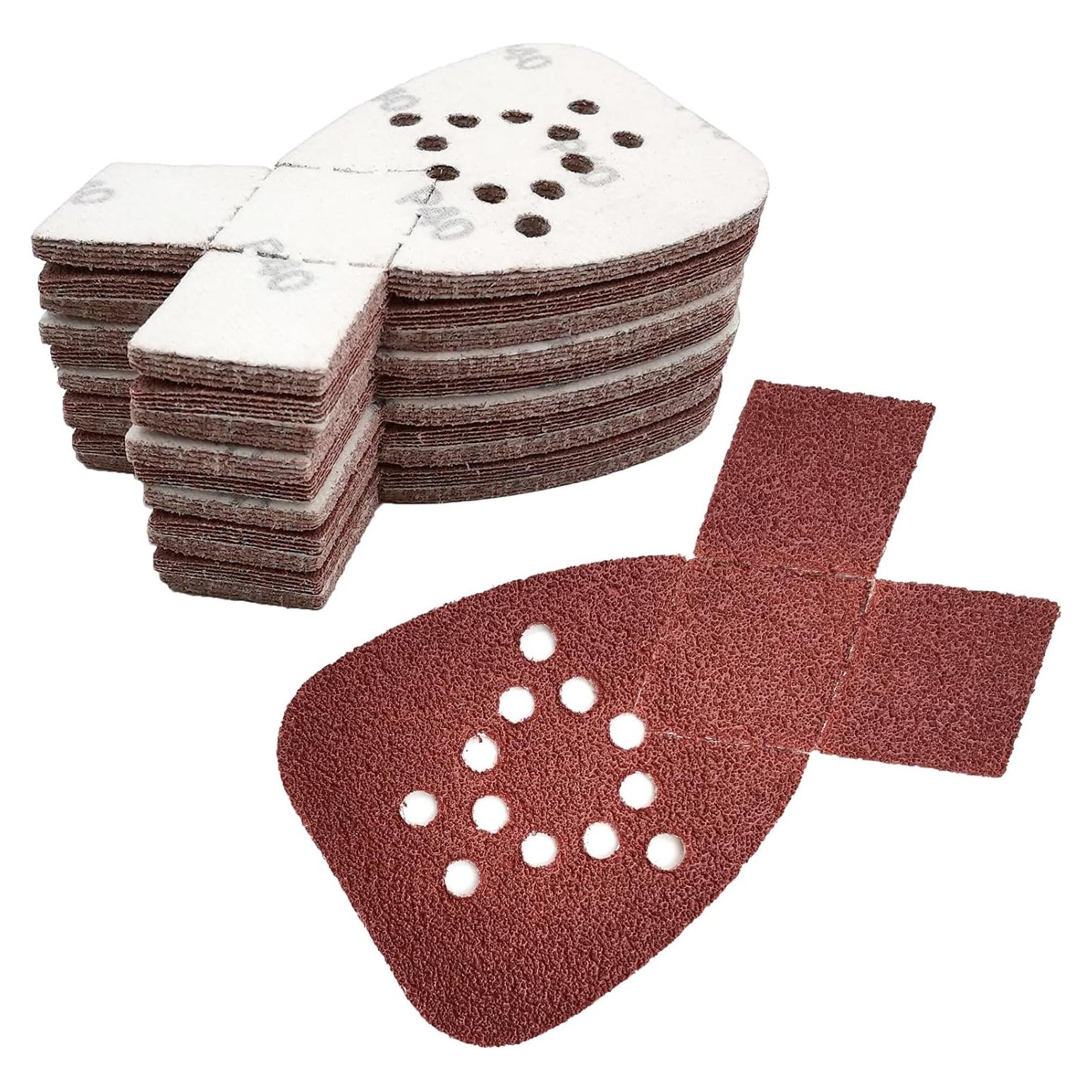 50 Almohadillas de Lijado Grano 40 Black and Decker 95x135mm