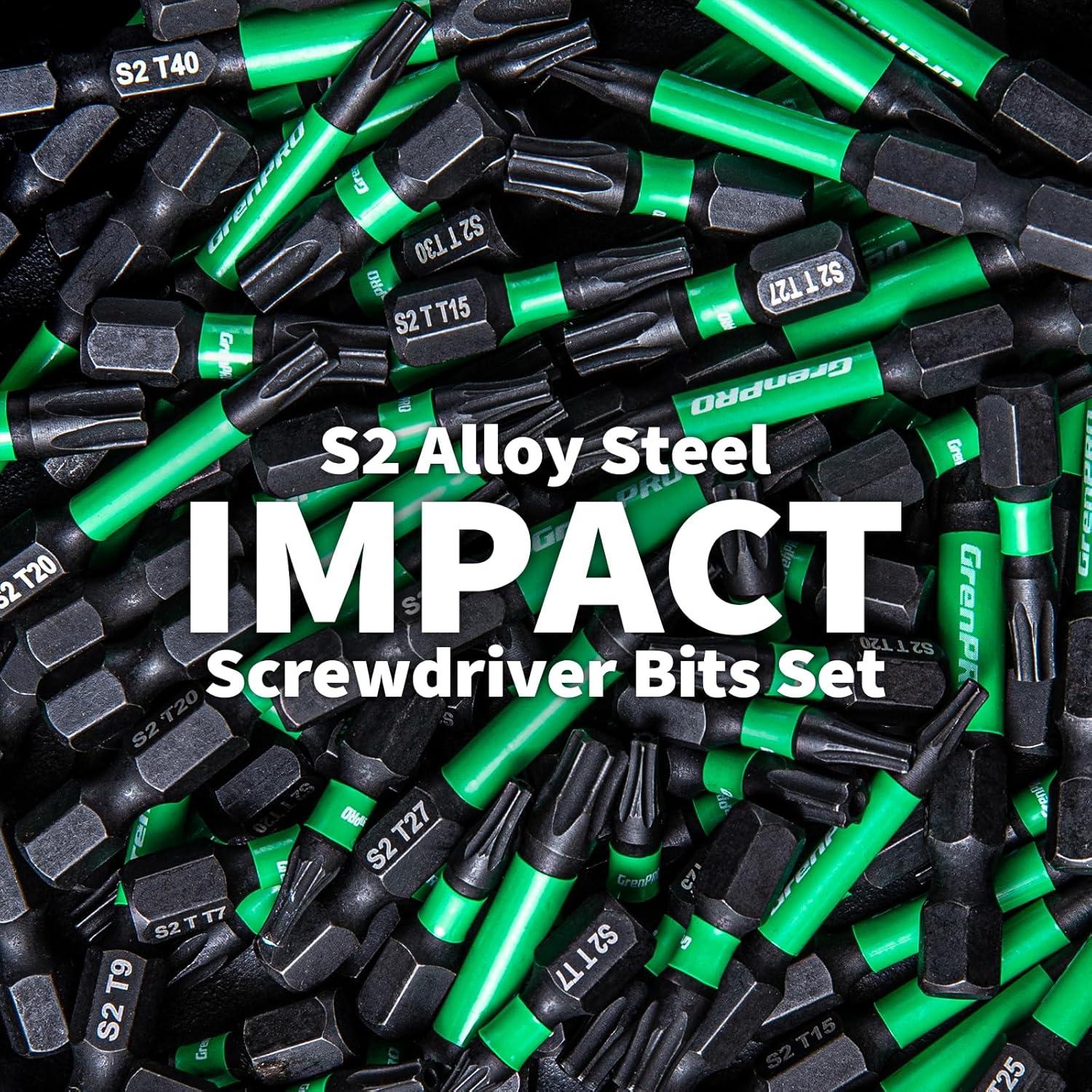 Juego de Puntas de Seguridad Torx T20 25pcs GrenPRO 5.08 cm