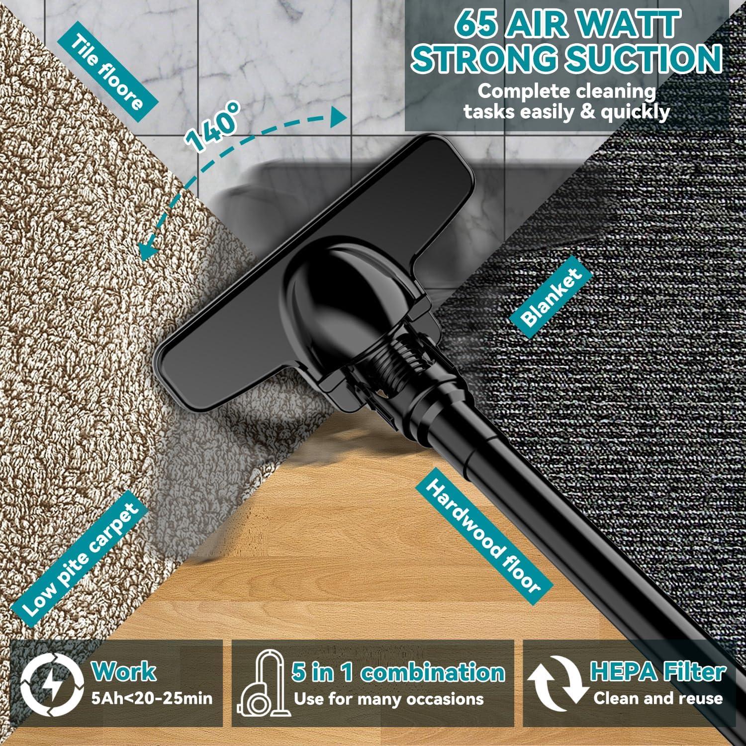 Aspiradora Inalámbrica KXX 500W para Batería Makita 18V