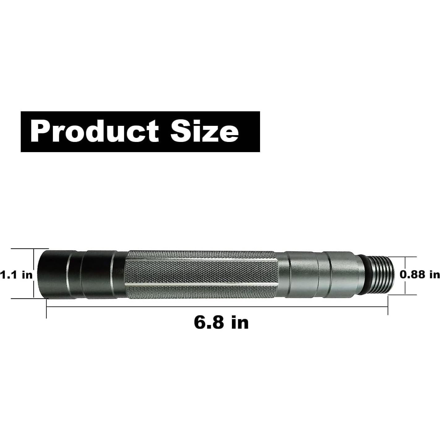 Extensión CNC para Bastón de Senderismo aiGear Gris