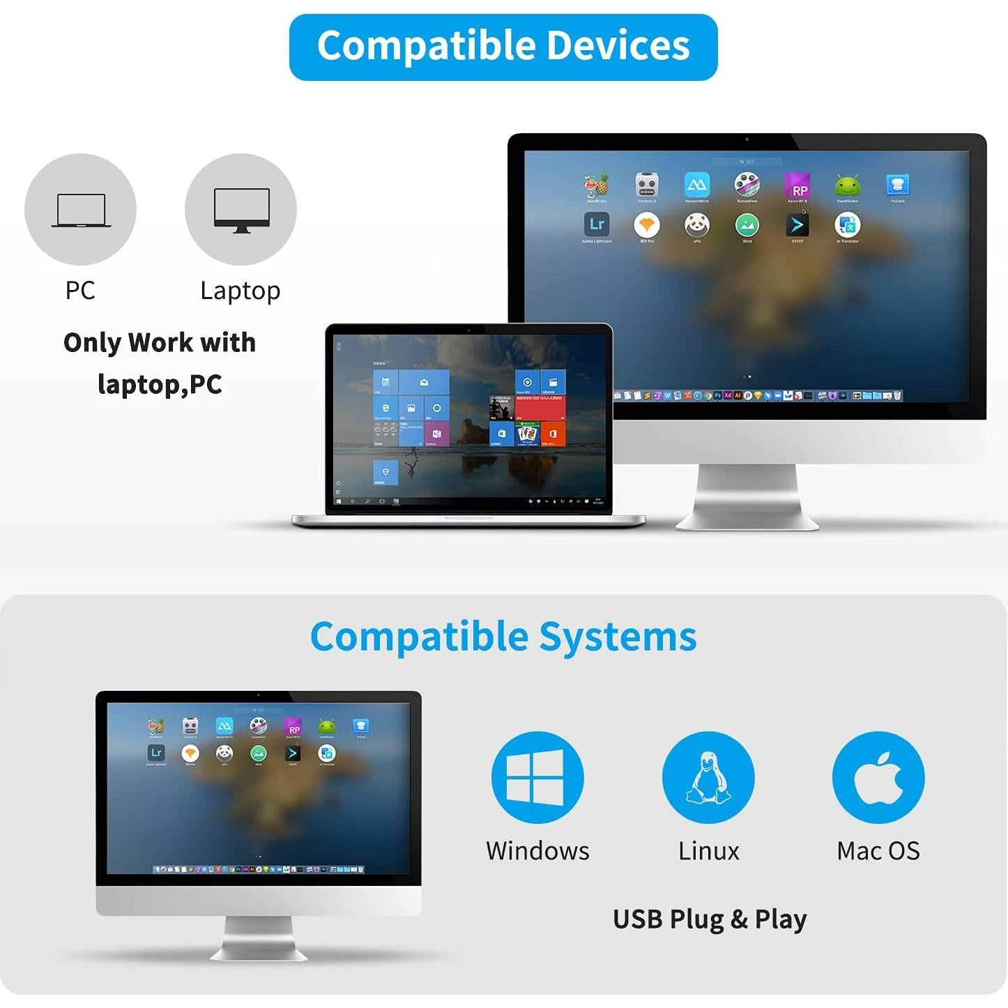 Escáner de Código de Barras USB 1D NetumScan L3S-USB Portátil