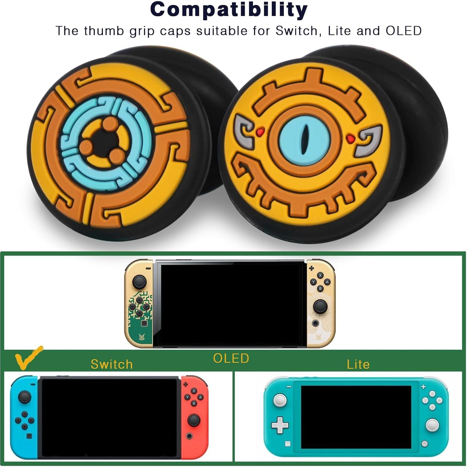 Tapones de Agarre TIKOdirect para Switch Joy-con y OLED - 4 Pcs