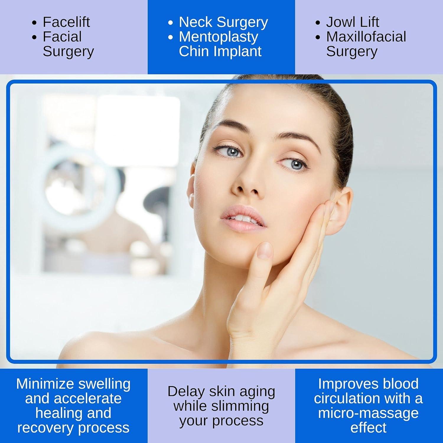 Venda de Compresión Facial Postquirúrgica Variteks - Negro