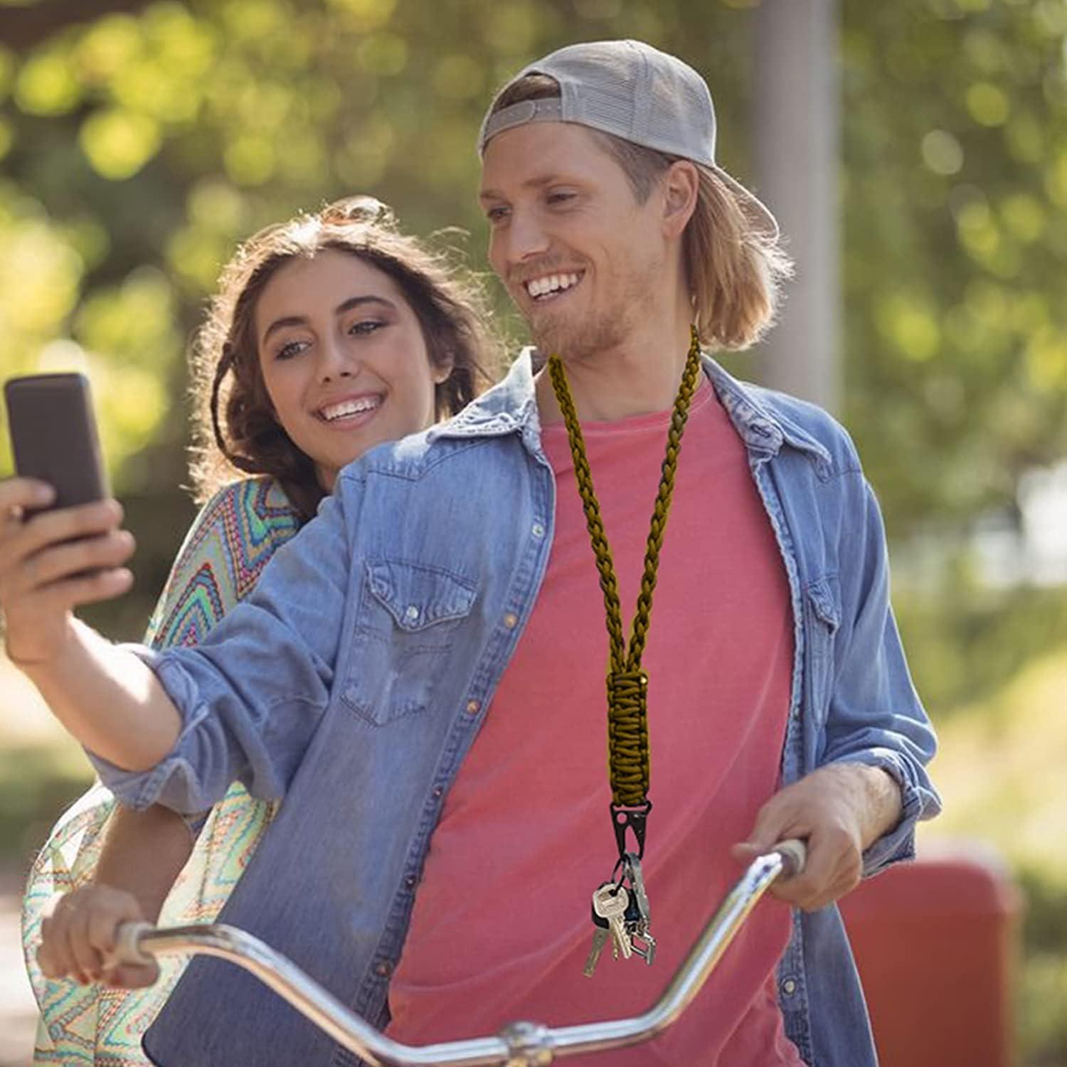 Lanyard de Cuello Paracord MAGITATI 550lb Verde Ejército 50cm