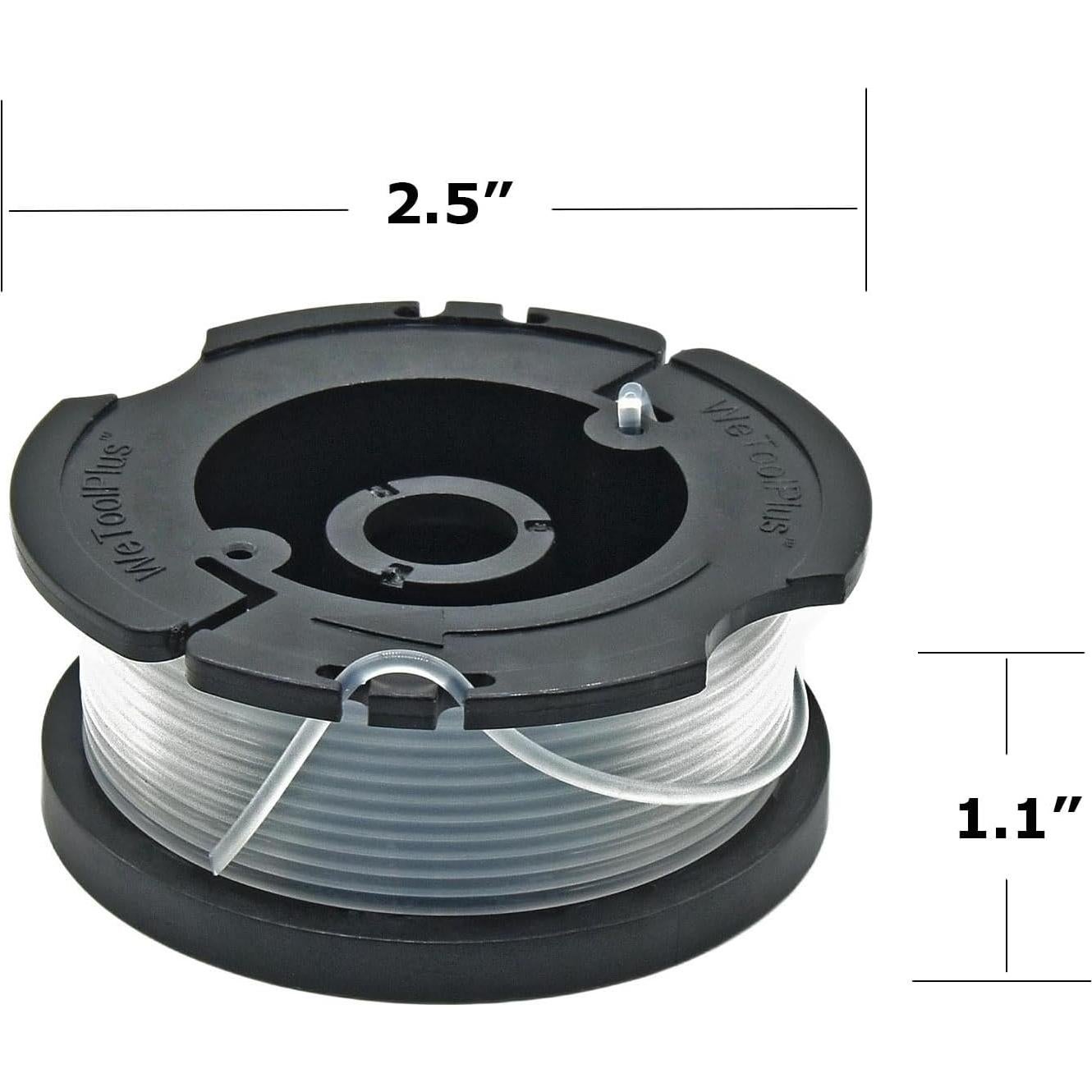 Carrete de Reemplazo WETOOLPLUS 0.165 cm x 9.14 m para Cortadoras Black Decker