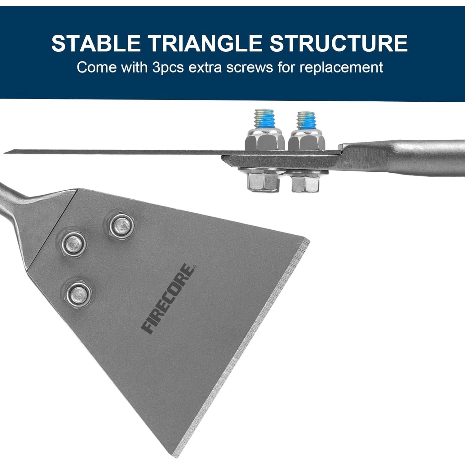 Raspador de Suelo SDS Plus Firecore 5" con Hoja Reemplazable