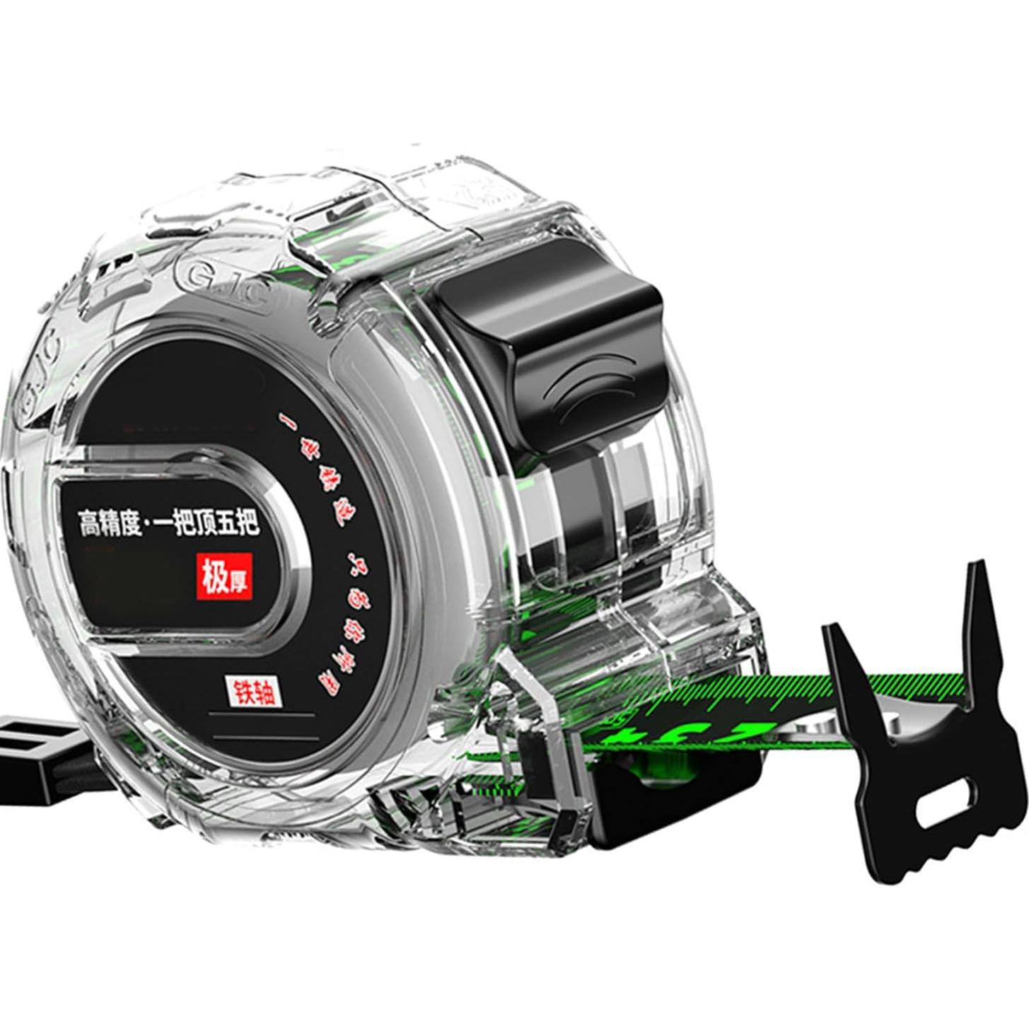 Cinta Métrica Retráctil Hilitand 5m Acero Inoxidable con Caja