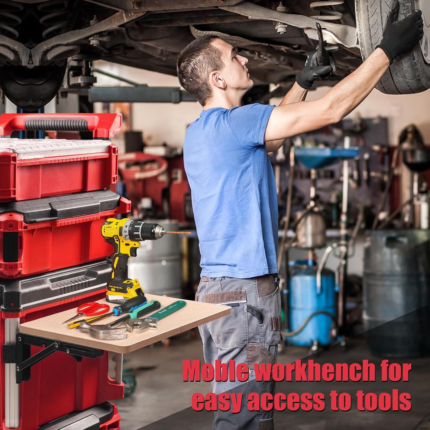 Mesa de Trabajo Plegable BPOPO para Sistema Milwaukee Packout