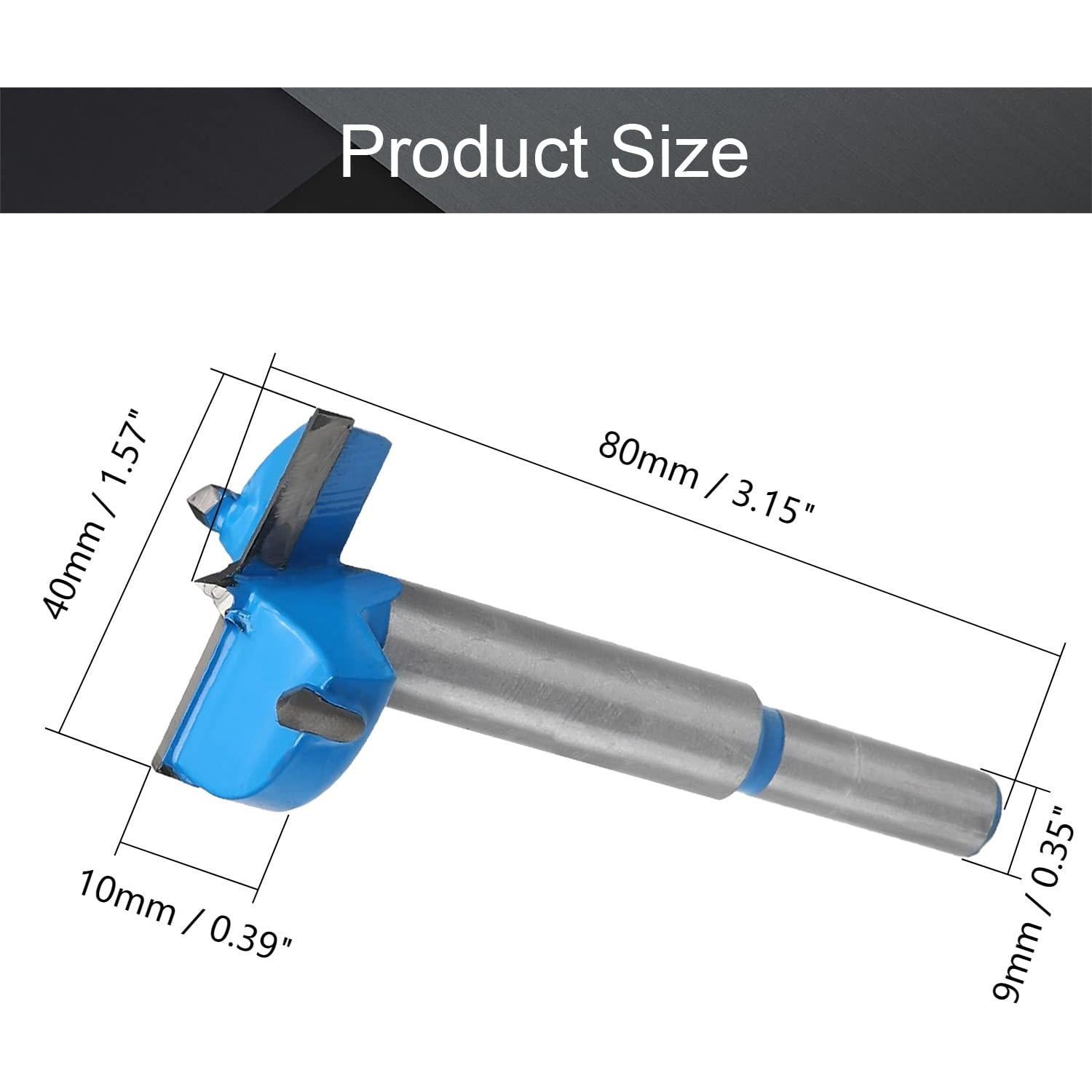 Broca Forstner Utoolmart 40mm Carburo para Madera
