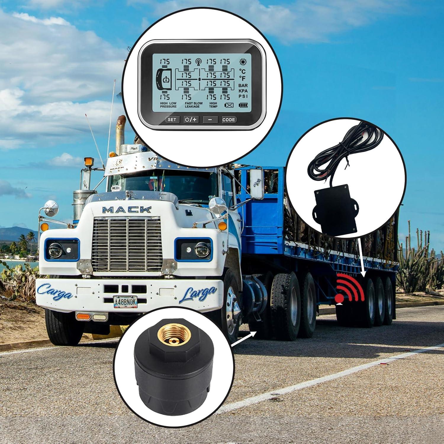 Monitoreo de Presión de Neumáticos Tyona TM6 8 Sensores