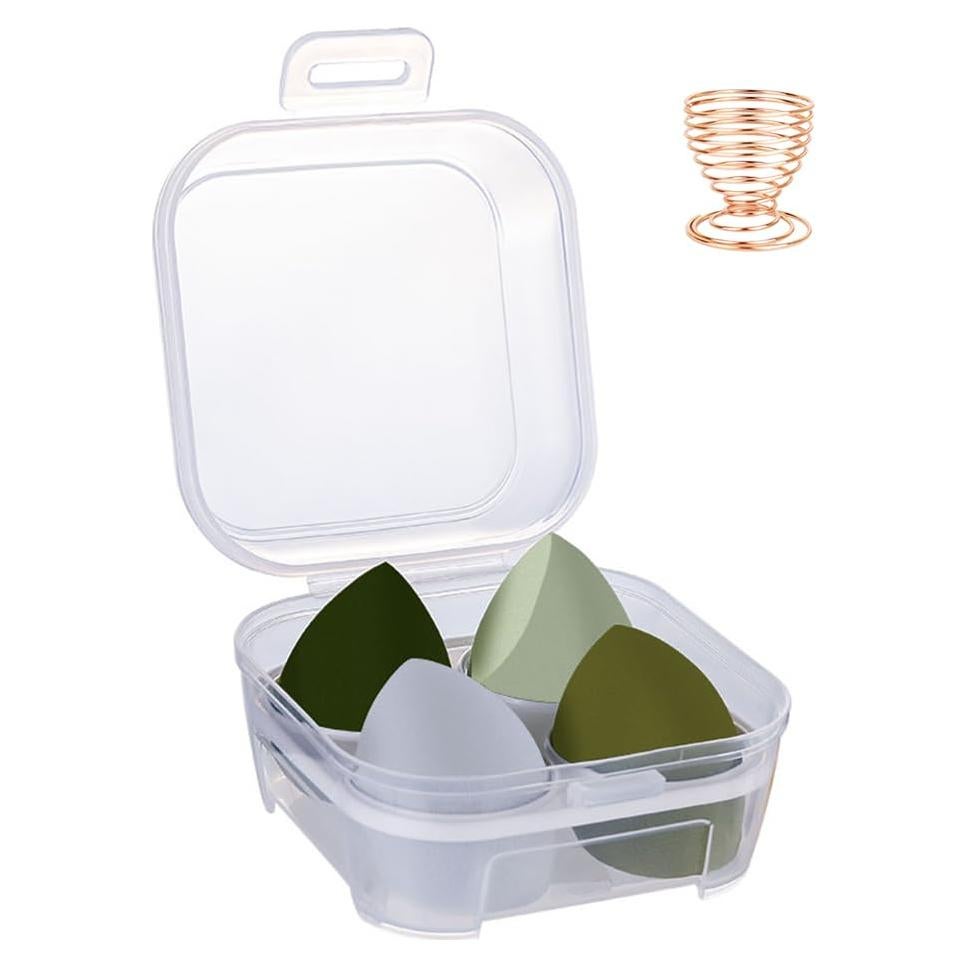 Juego de 4 Esponjas de Maquillaje BOYYJING Multicolores