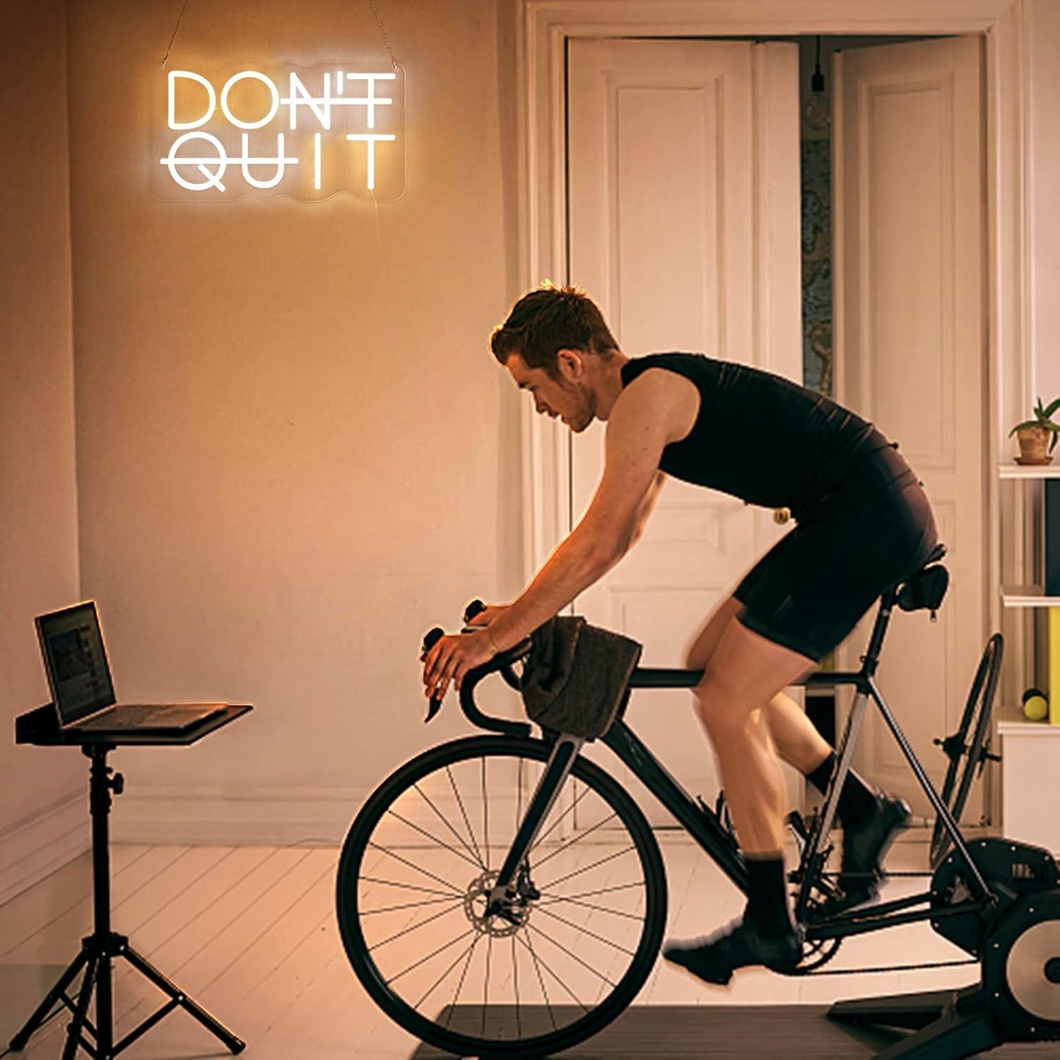 Letrero Neon No Te Rindas YIKBIK 23x40 cm USB Ajustable