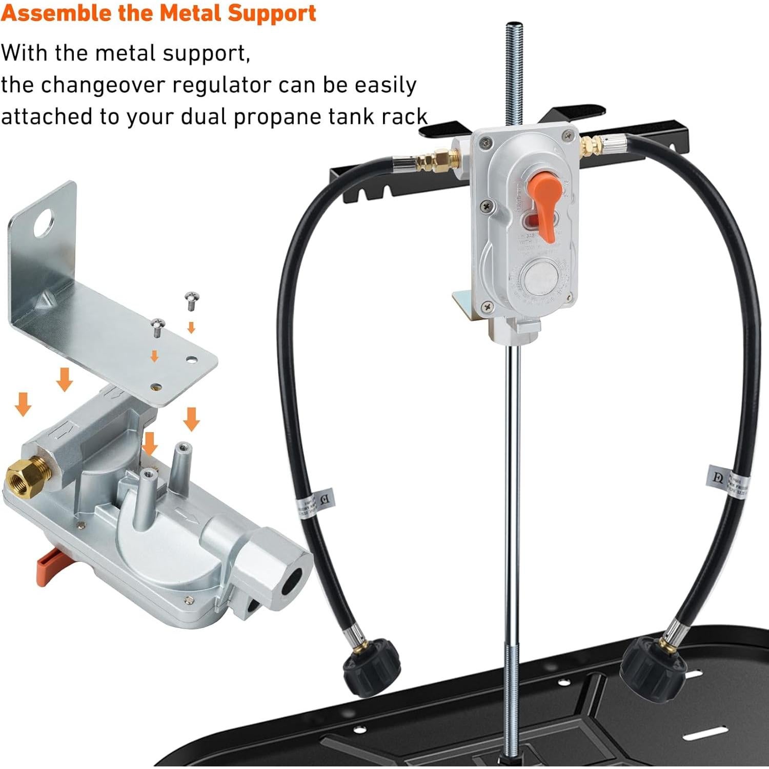Regulador de Propano Skyflame 2 Etapas con Mangueras 45,72 cm