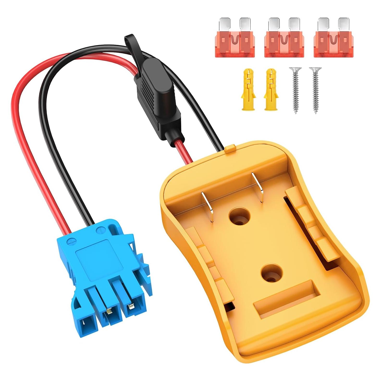 Adaptador de Batería Azocek para Peg-Perego 12V con Fusible