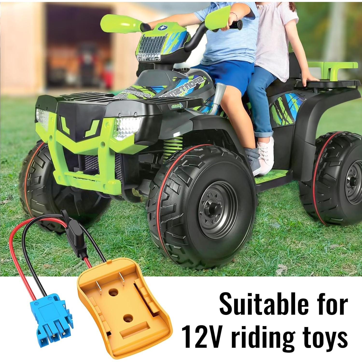 Adaptador de Batería Azocek para Peg-Perego 12V con Fusible