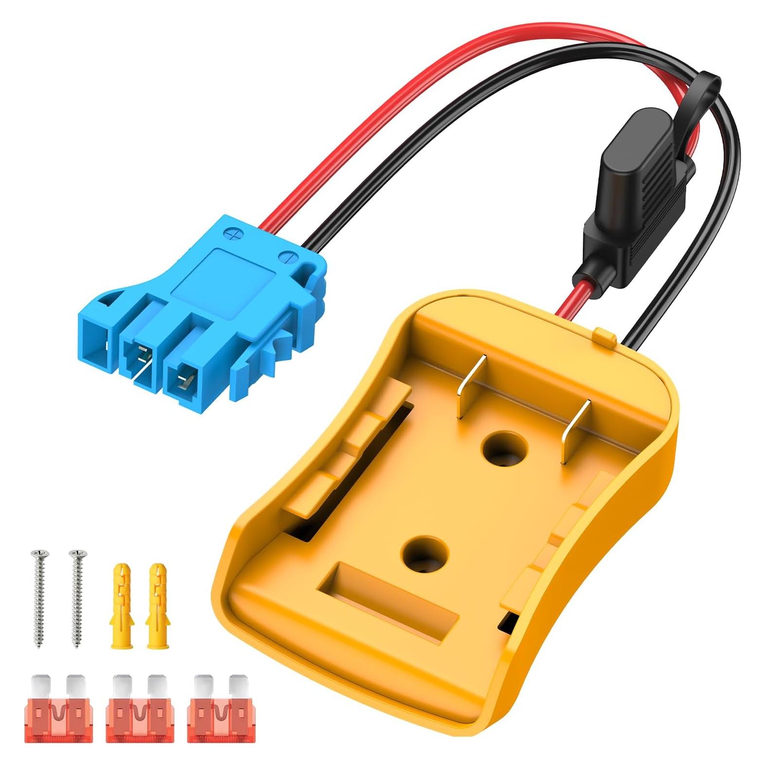 Adaptador de Batería Kzreect 20V Compatible con Peg-Perego