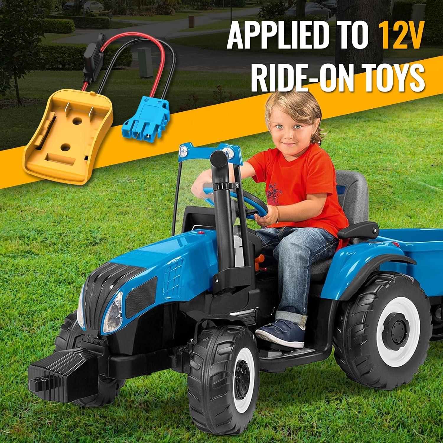 Adaptador de Batería Kzreect 20V Compatible con Peg-Perego