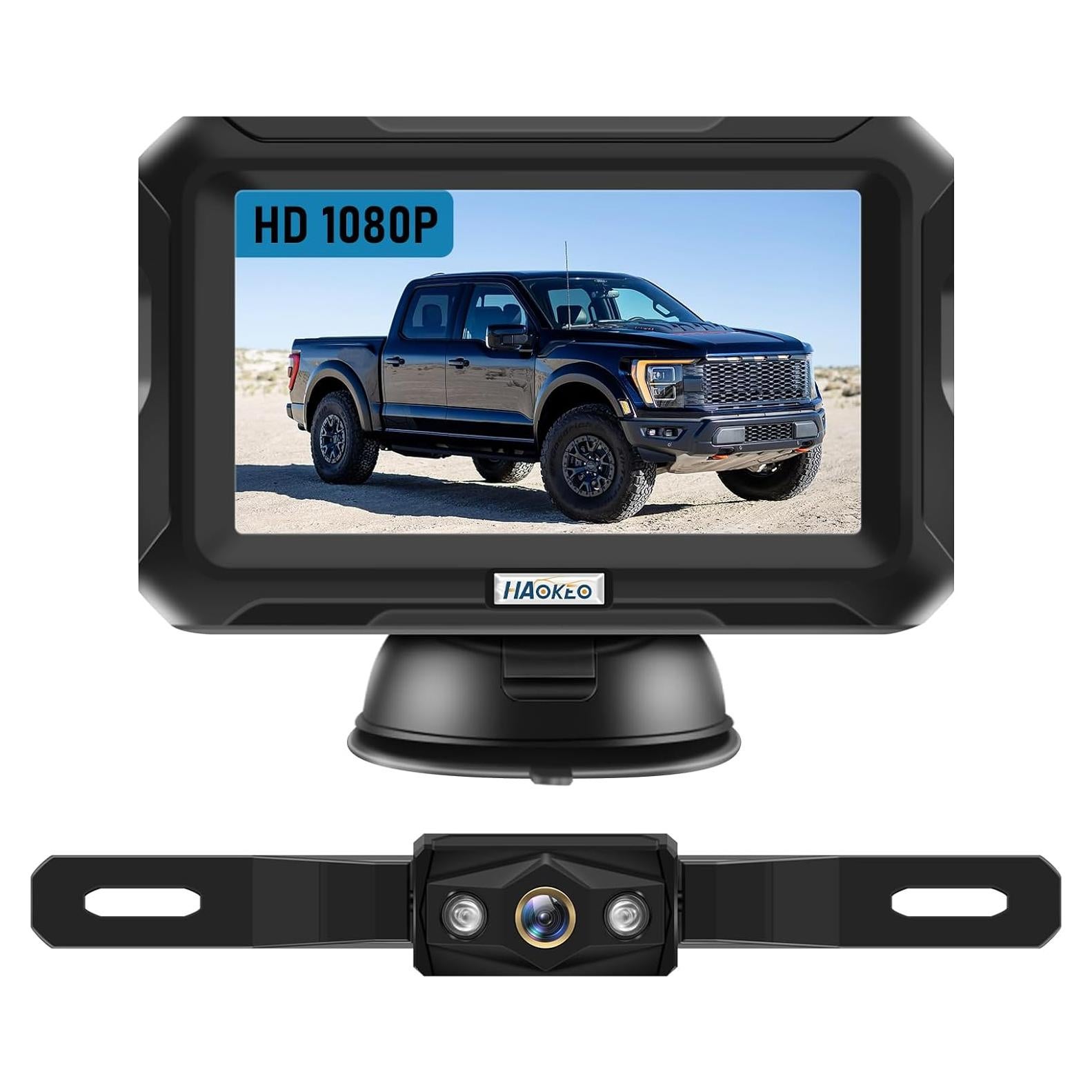 Cámara de Respaldo HaoKeo H4 HD 1080P Visión Nocturna