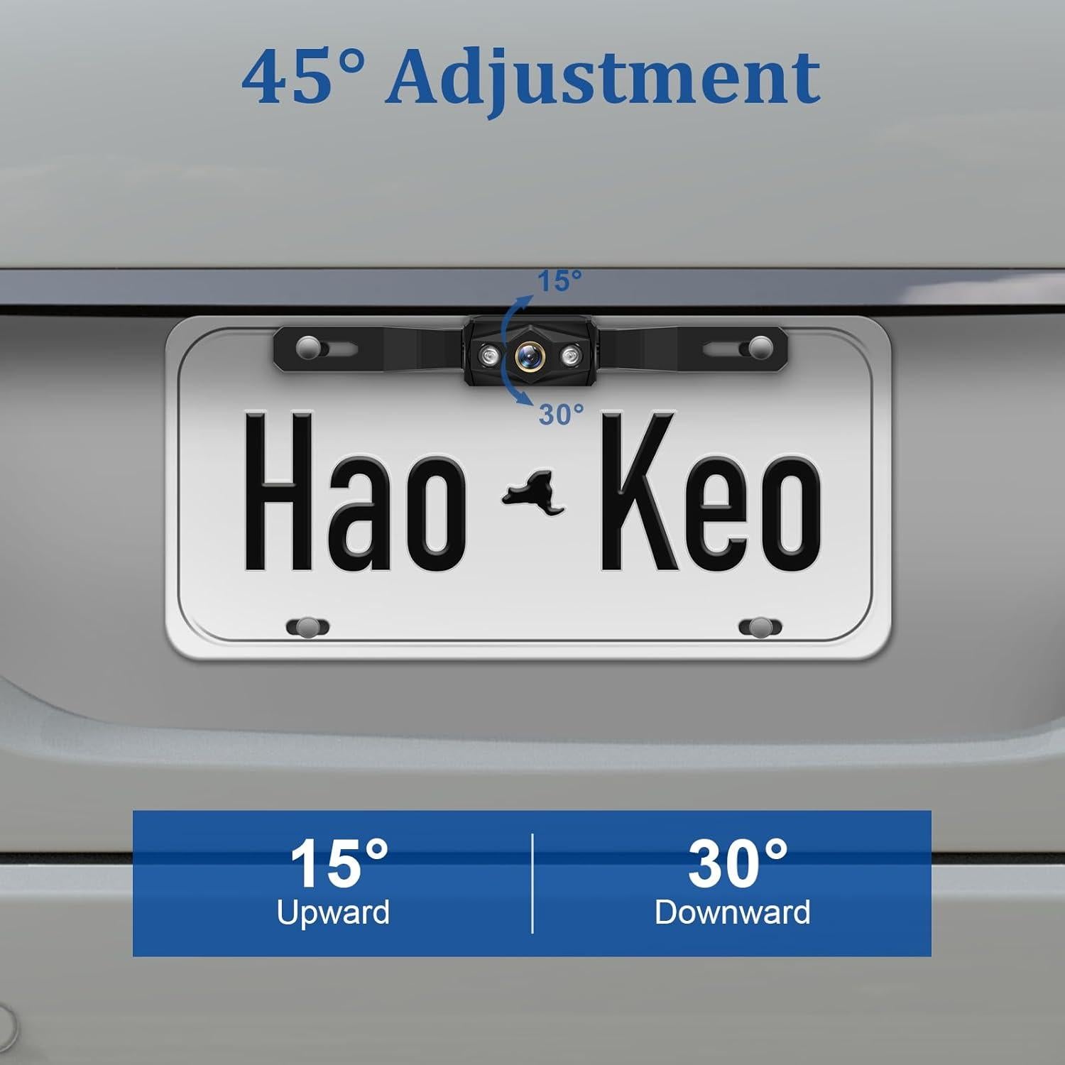 Cámara de Respaldo HaoKeo H4 HD 1080P Visión Nocturna