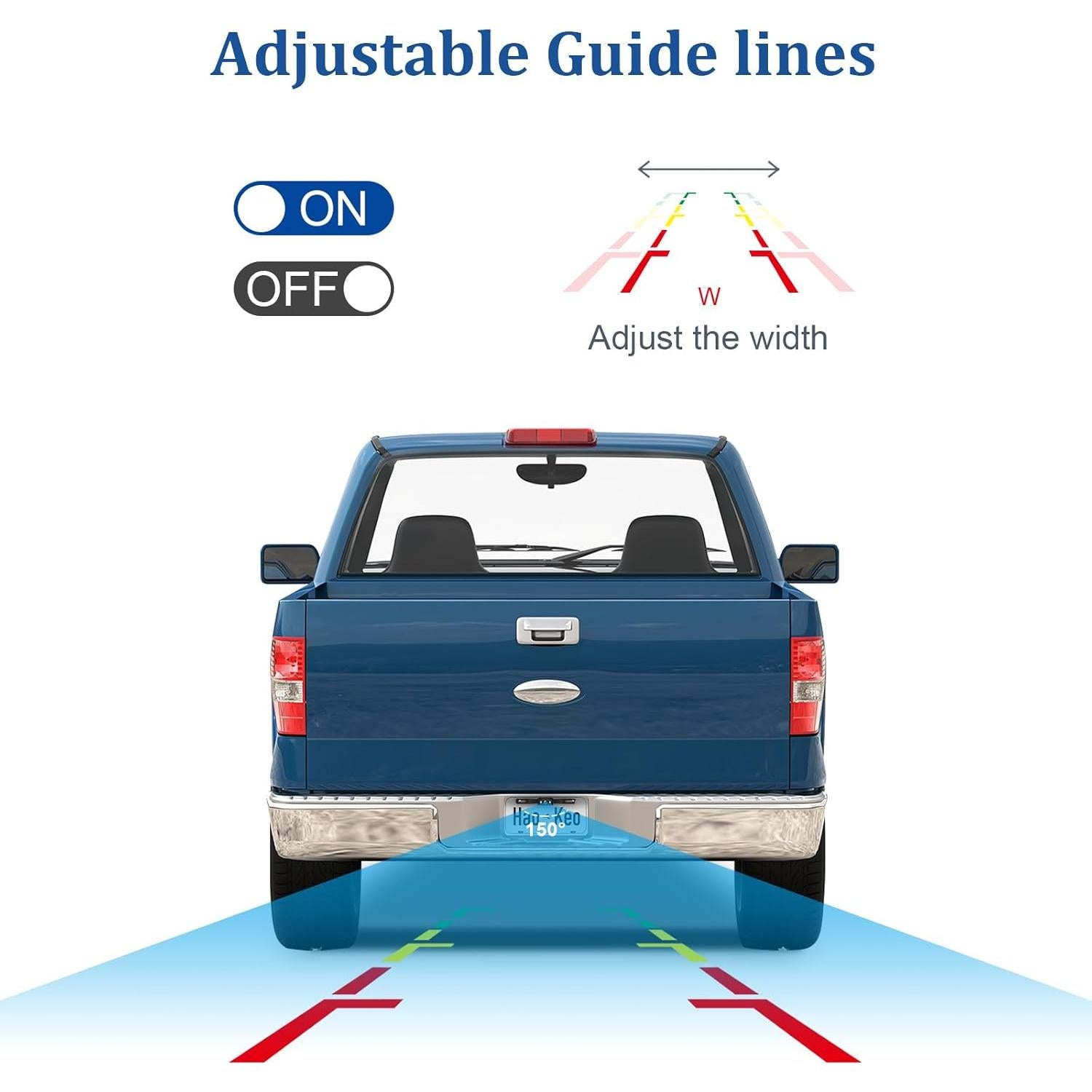 Cámara de Respaldo HaoKeo H4 HD 1080P Visión Nocturna