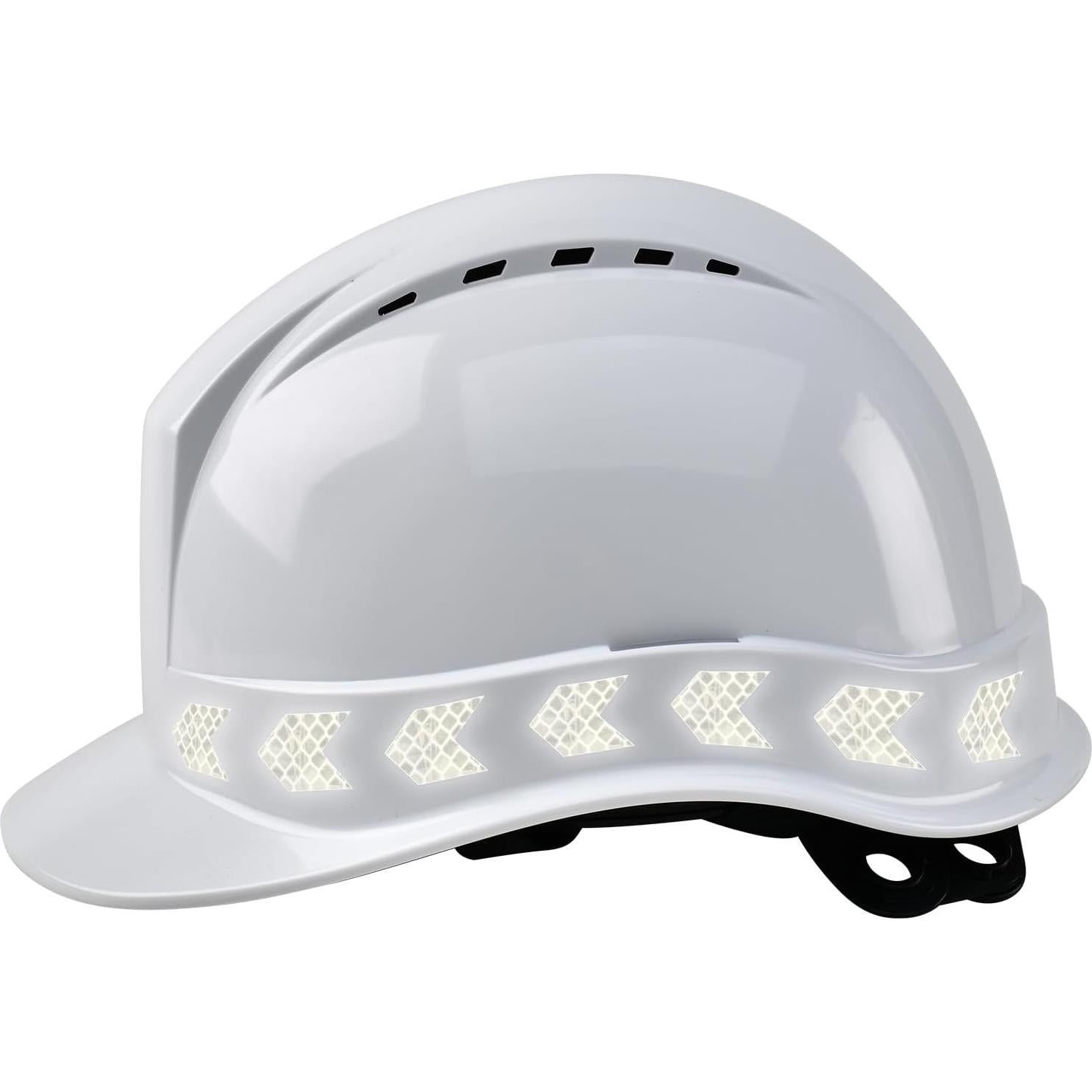Casco de Seguridad Nsteky Blanco con Ventilación y Reflectante