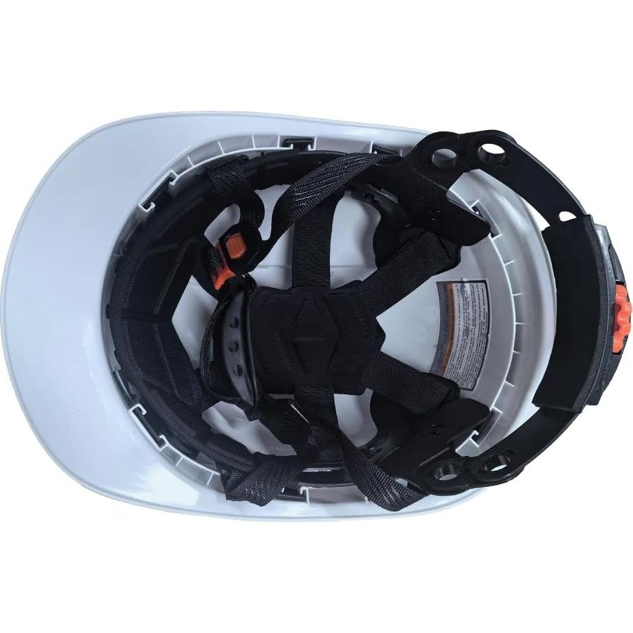 Casco de Seguridad Nsteky Blanco con Ventilación y Reflectante