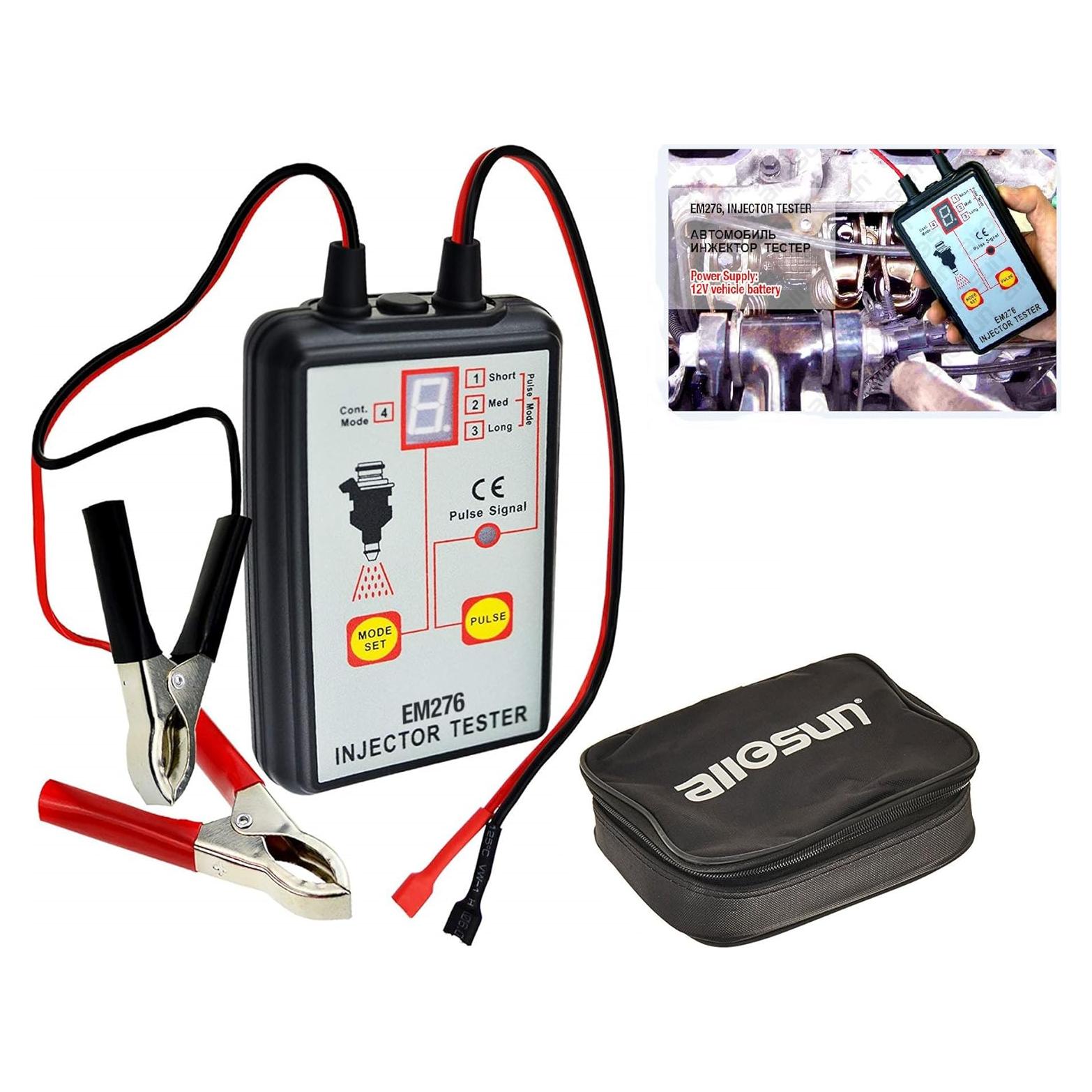 Probador de Inyectores de Combustible Allsun EM276 12V LED