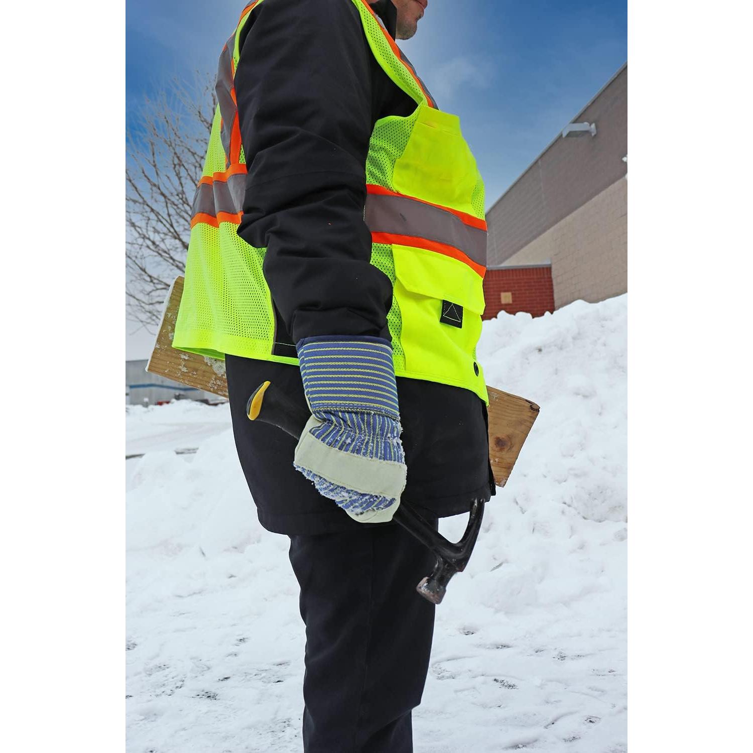 Chaleco de Seguridad Global Glove GLO-079 Amarillo Reflectante