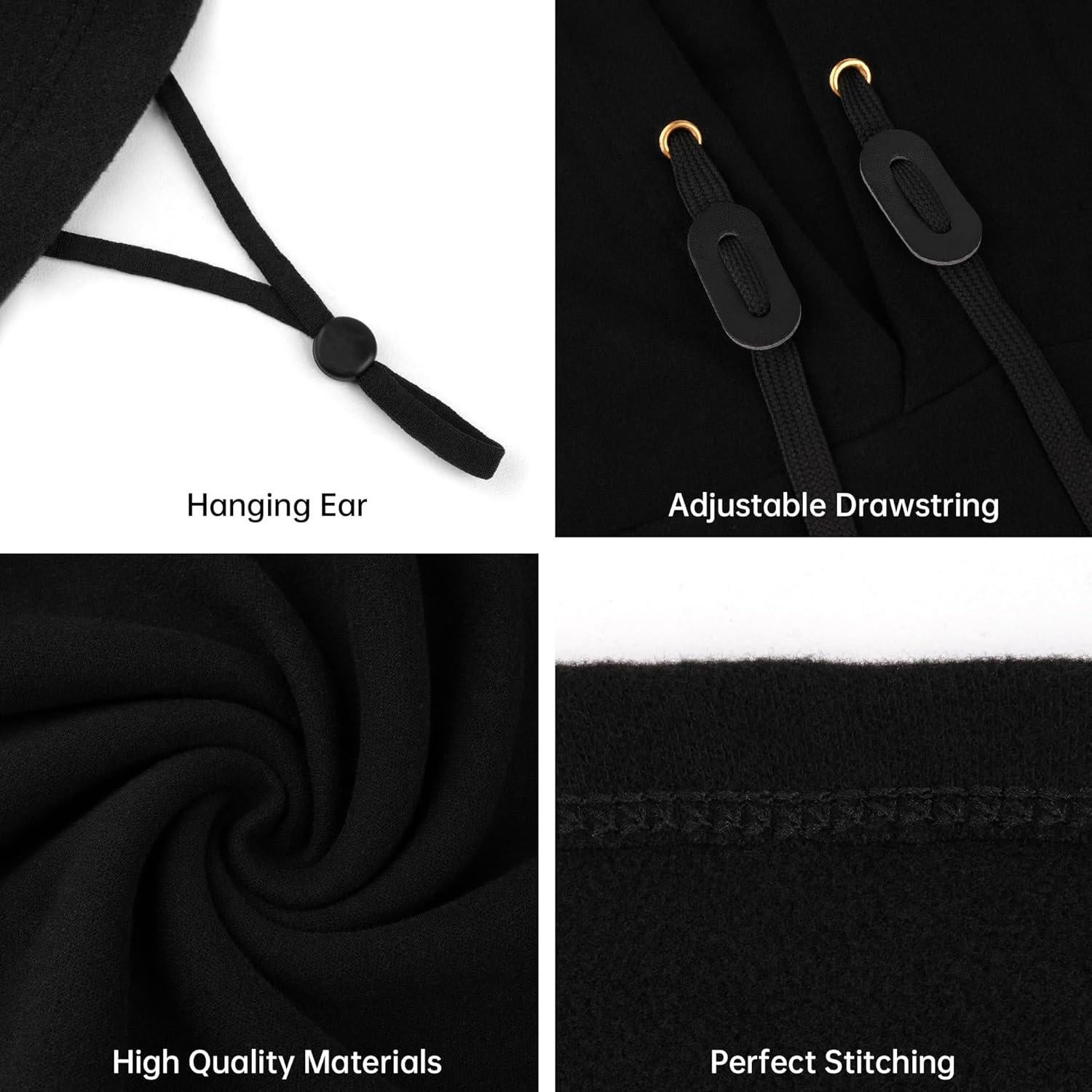 Mascarilla Balaclava TOPacsy Unisex Negra para Invierno