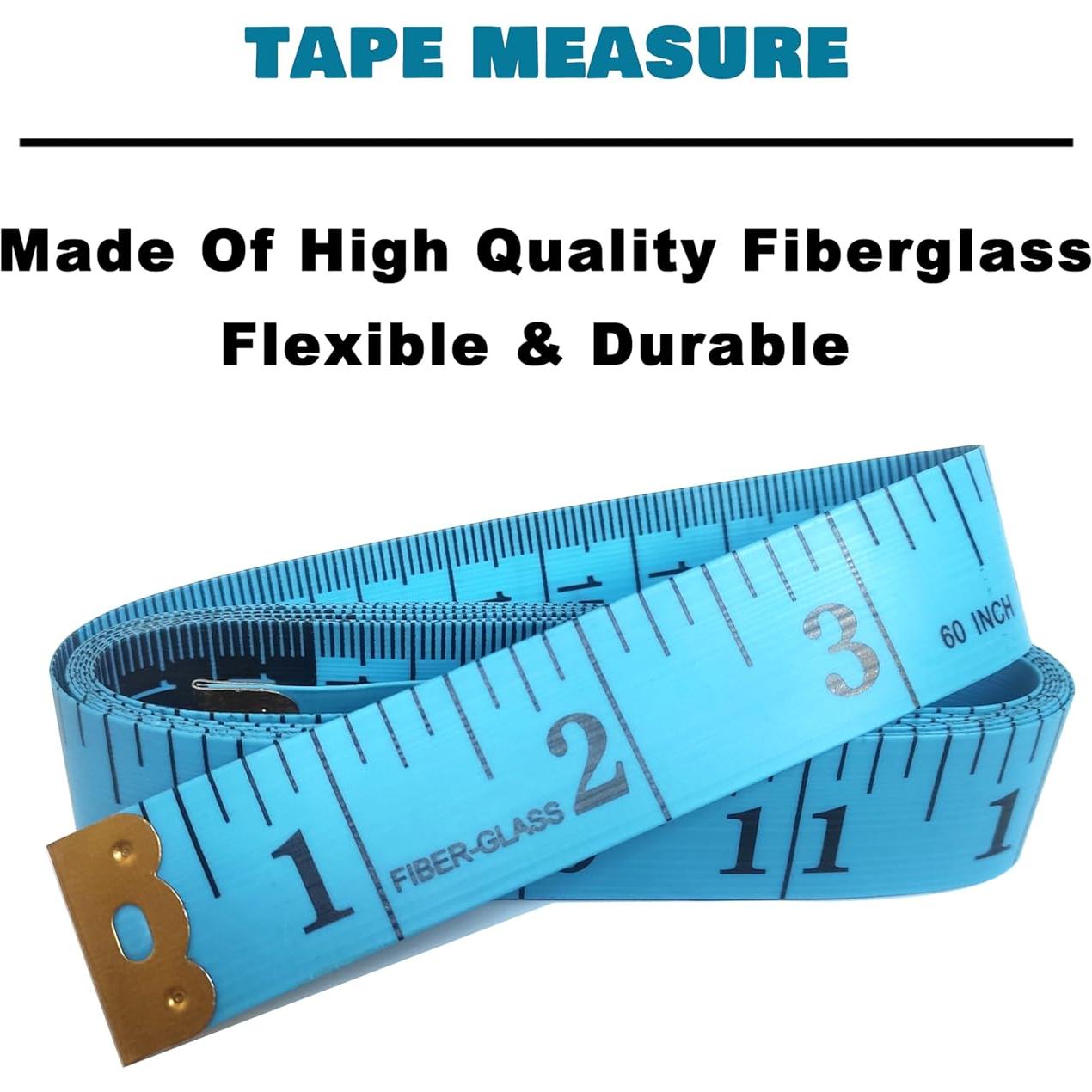 Paquete de 3 Cintas Métricas de Tela STAMI PLET 150 cm Azul