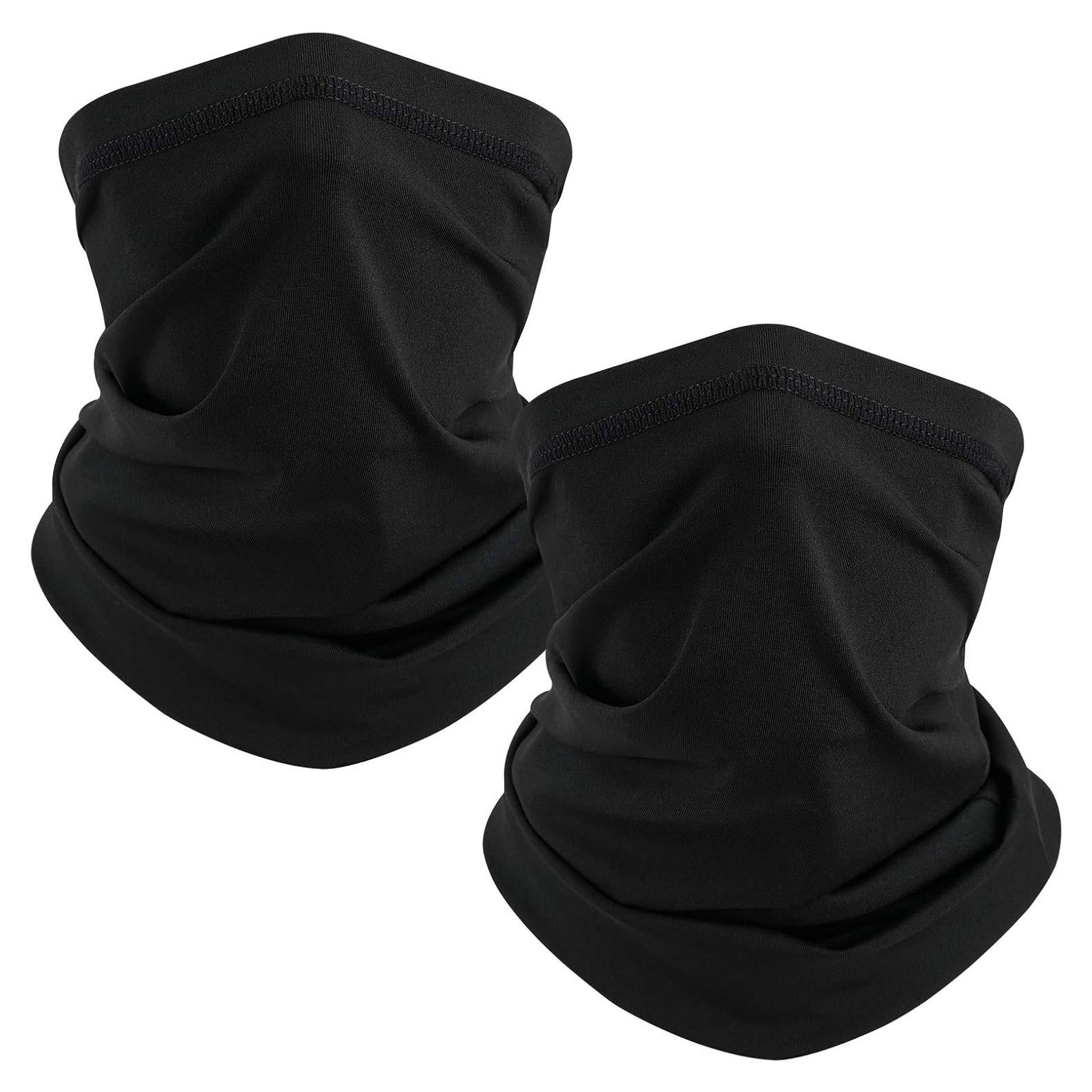 Gaiter de Cuello TICONN Negro Transpirable para Verano