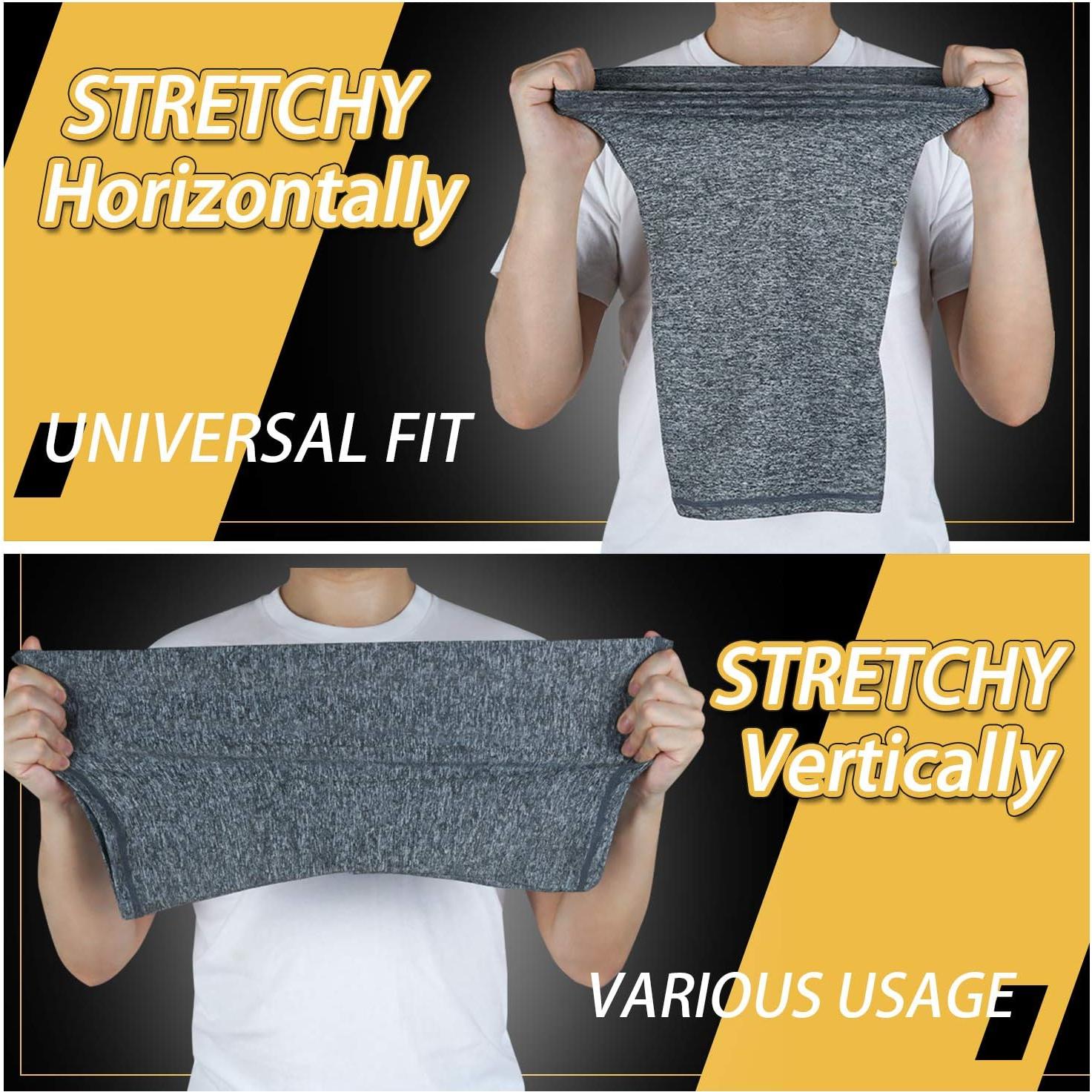 Gaiter de Cuello TICONN Negro Transpirable para Verano