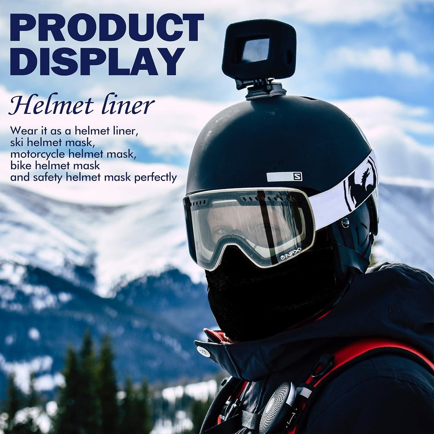 20 Piezas Máscara Balaclava UV para Esquí y Deportes