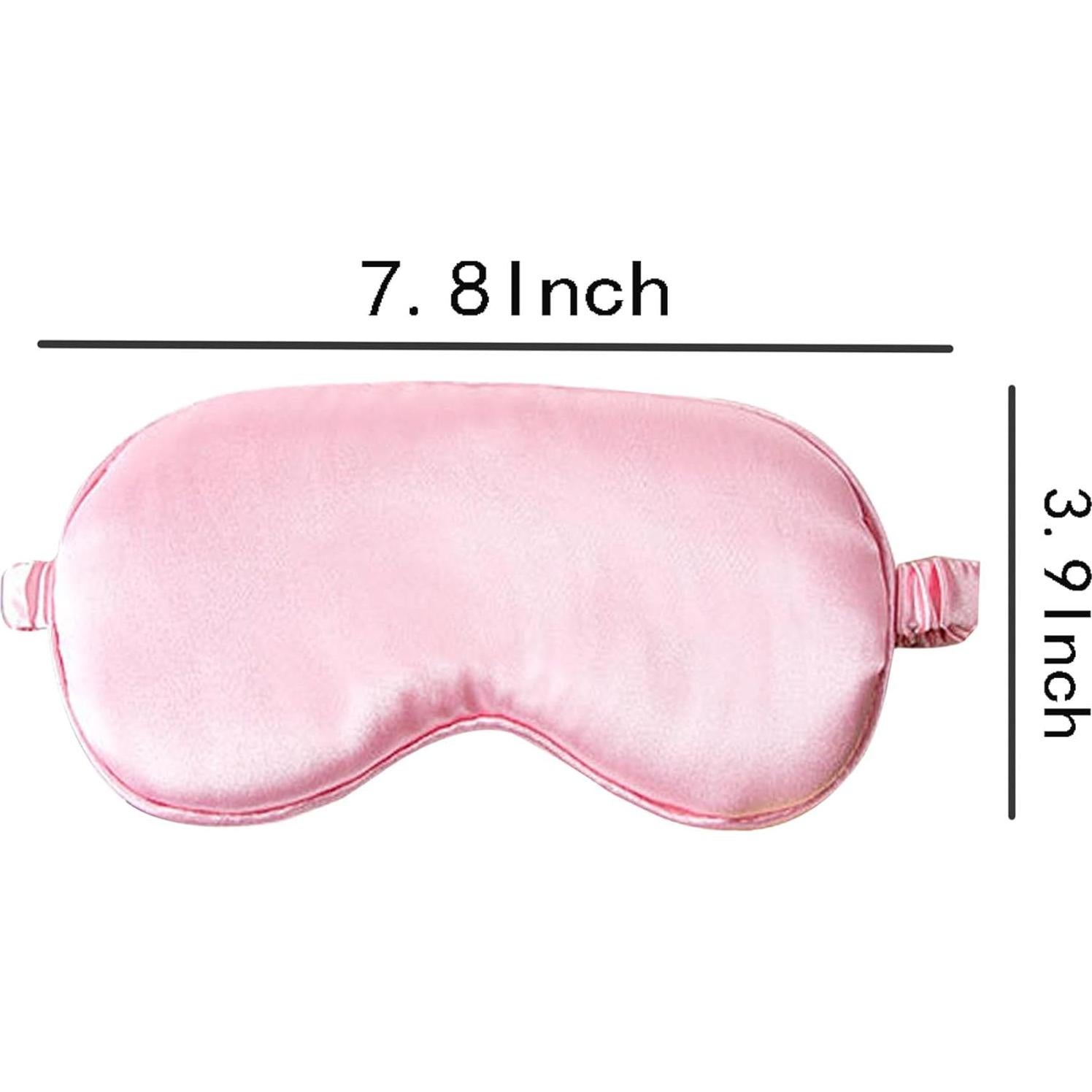 Máscara para dormir LMGERBUD suave y cómoda - Rosa