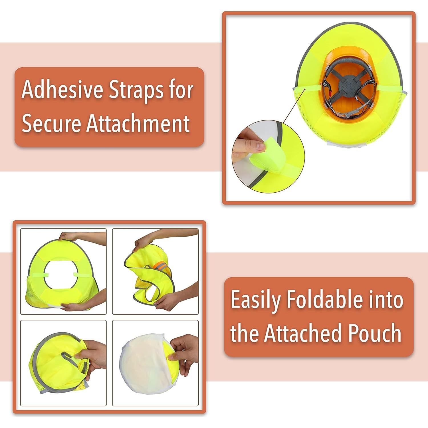 Protector Solar UNCO para Casco Amarillo Malla Transpirable