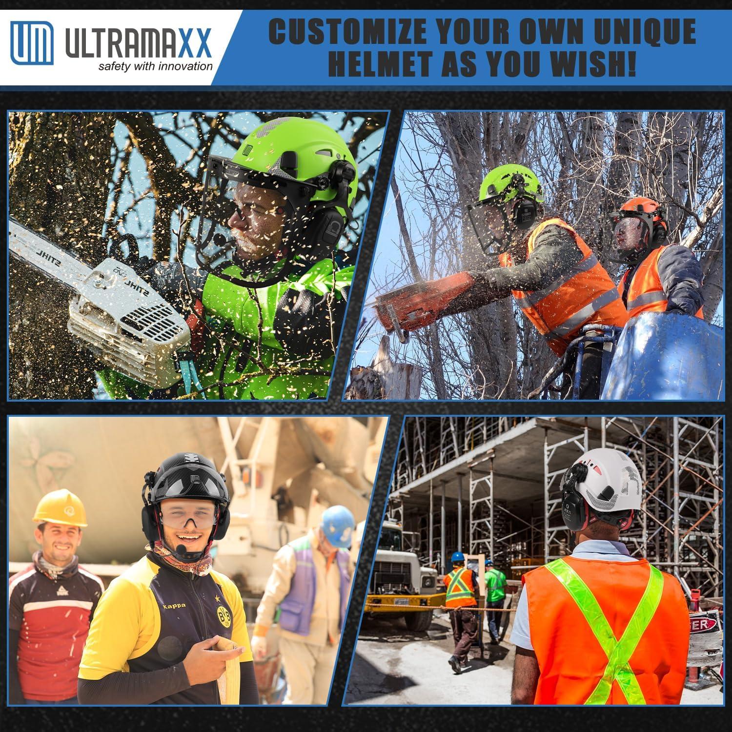 Casco de Seguridad UM ULTRAMAXX NZ-VOLTEK-TXW con Visera