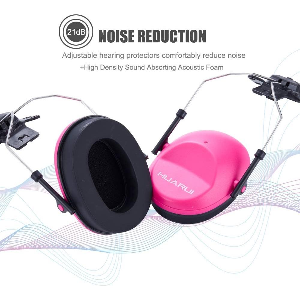 Auriculares de Protección Auditiva Marca X - Rosa - Ajustables