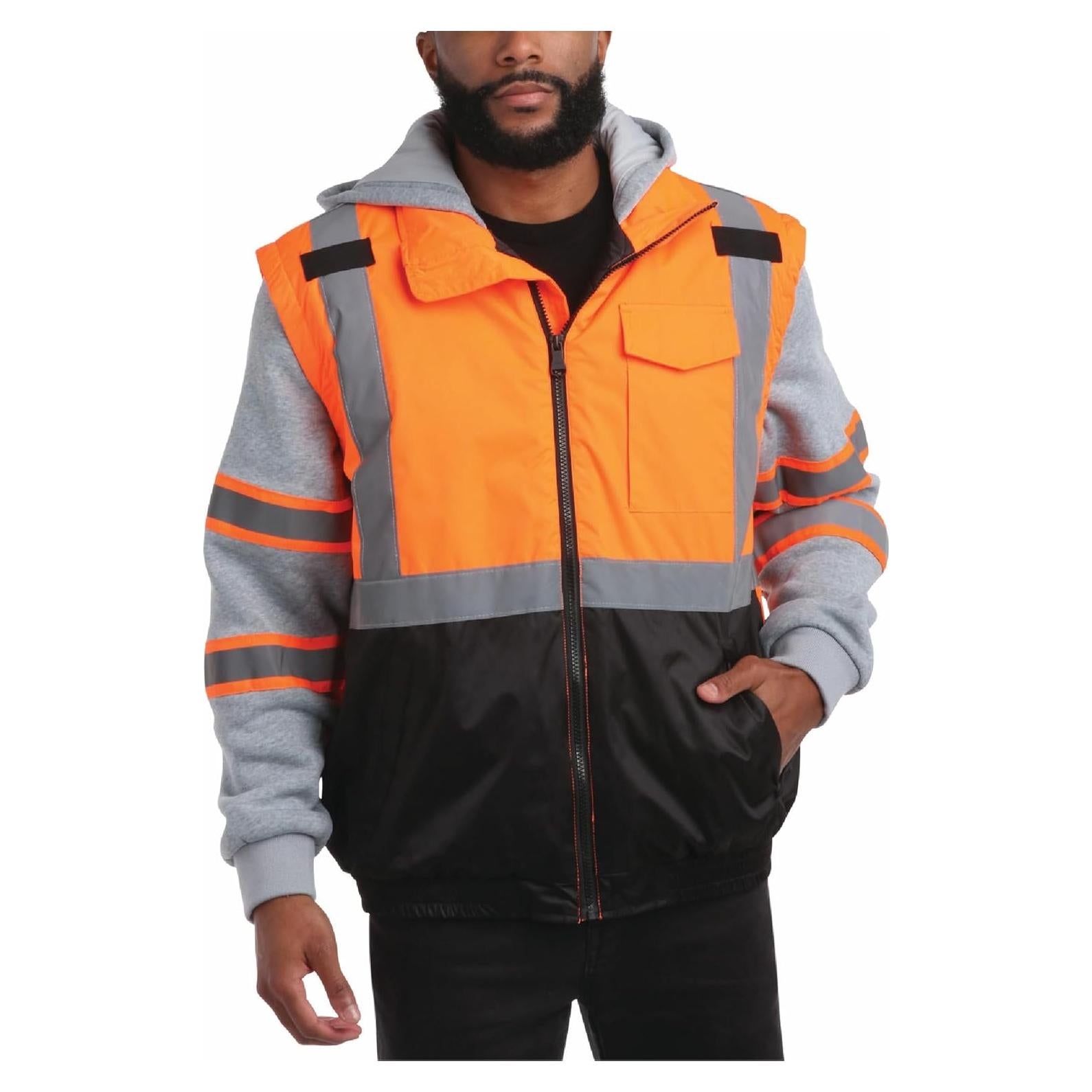 Chaleco de Seguridad Bass Creek Outfitters - Naranja Reflectante